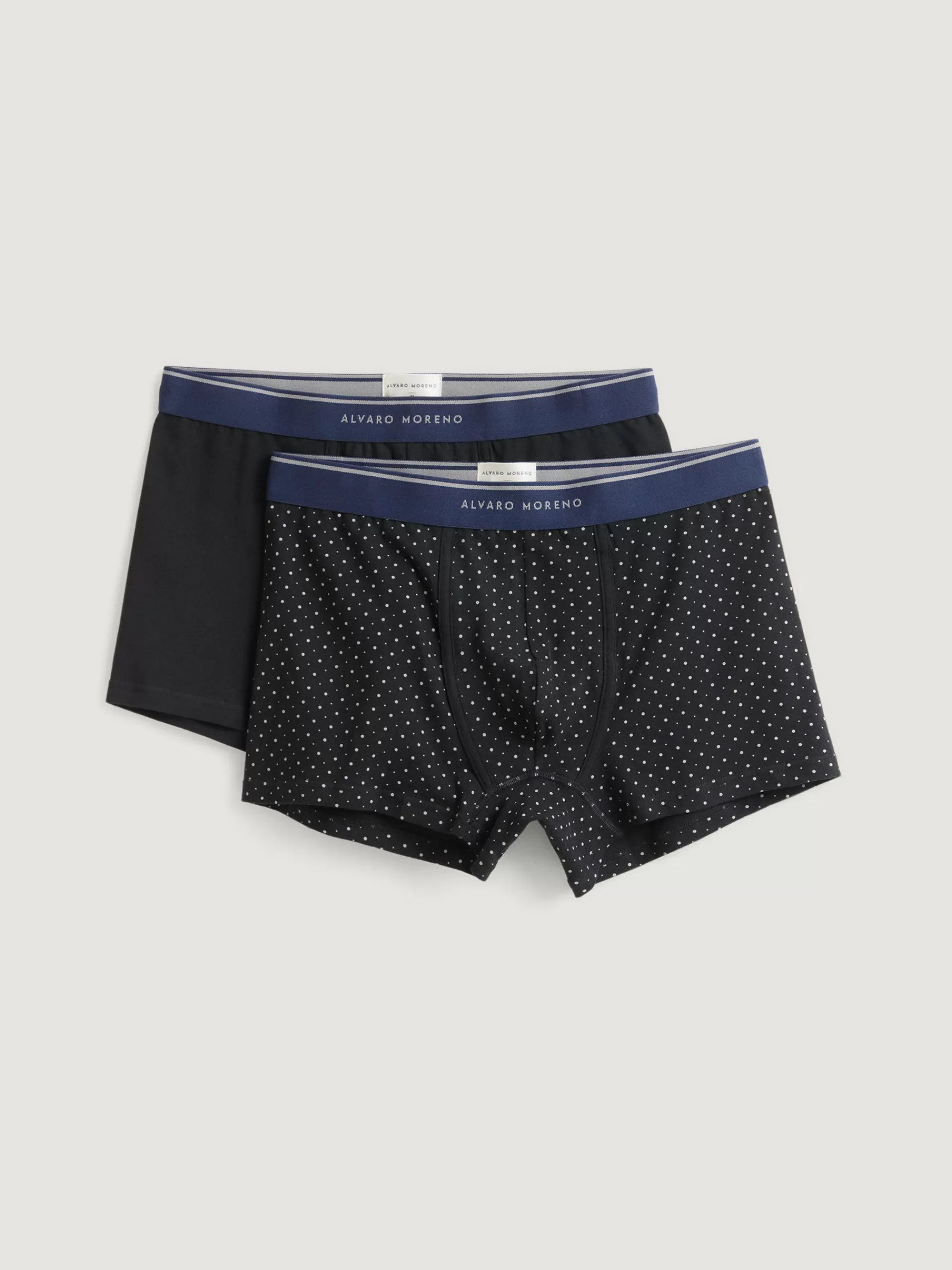 Hot Alvaro Moreno BOXER DOTS Negro