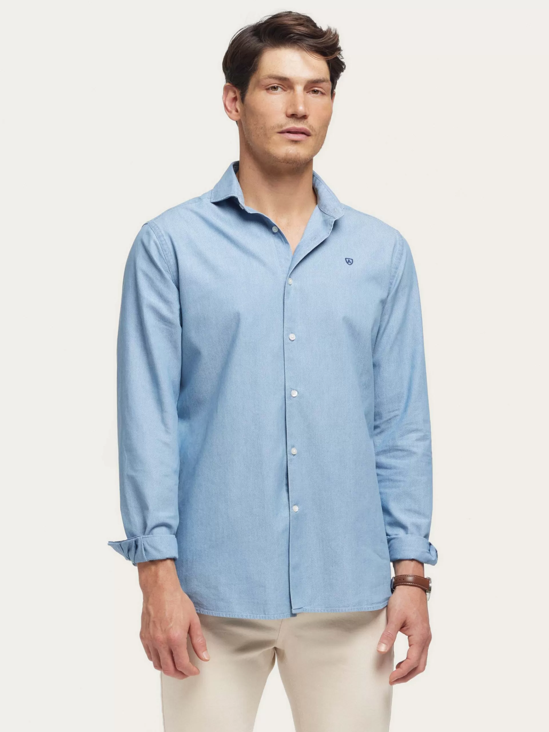 Best Sale Alvaro Moreno CAMISA DENIM STRUCTURE Azul