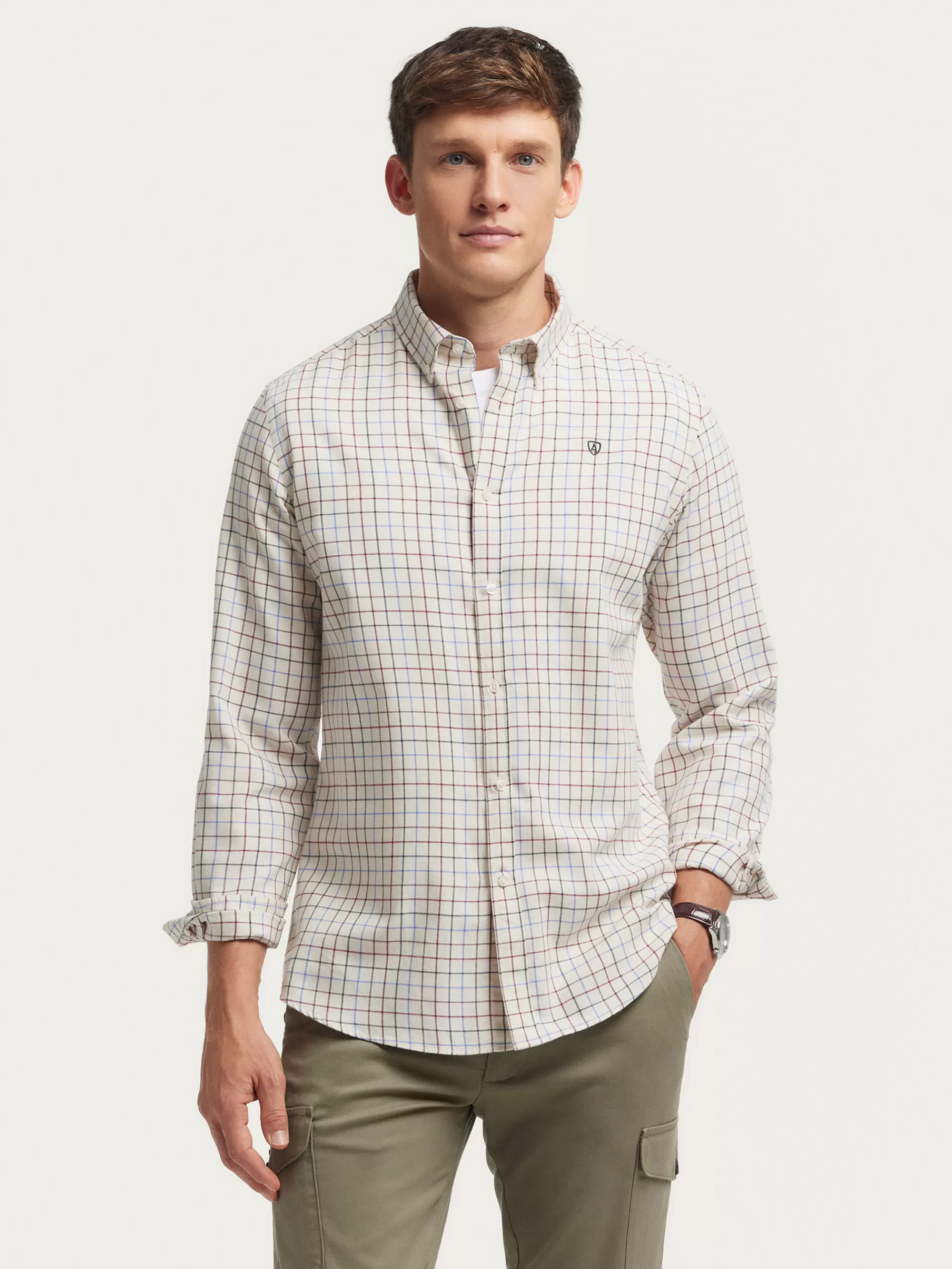 Clearance Alvaro Moreno CAMISA FLANNEL CHECKS Beige