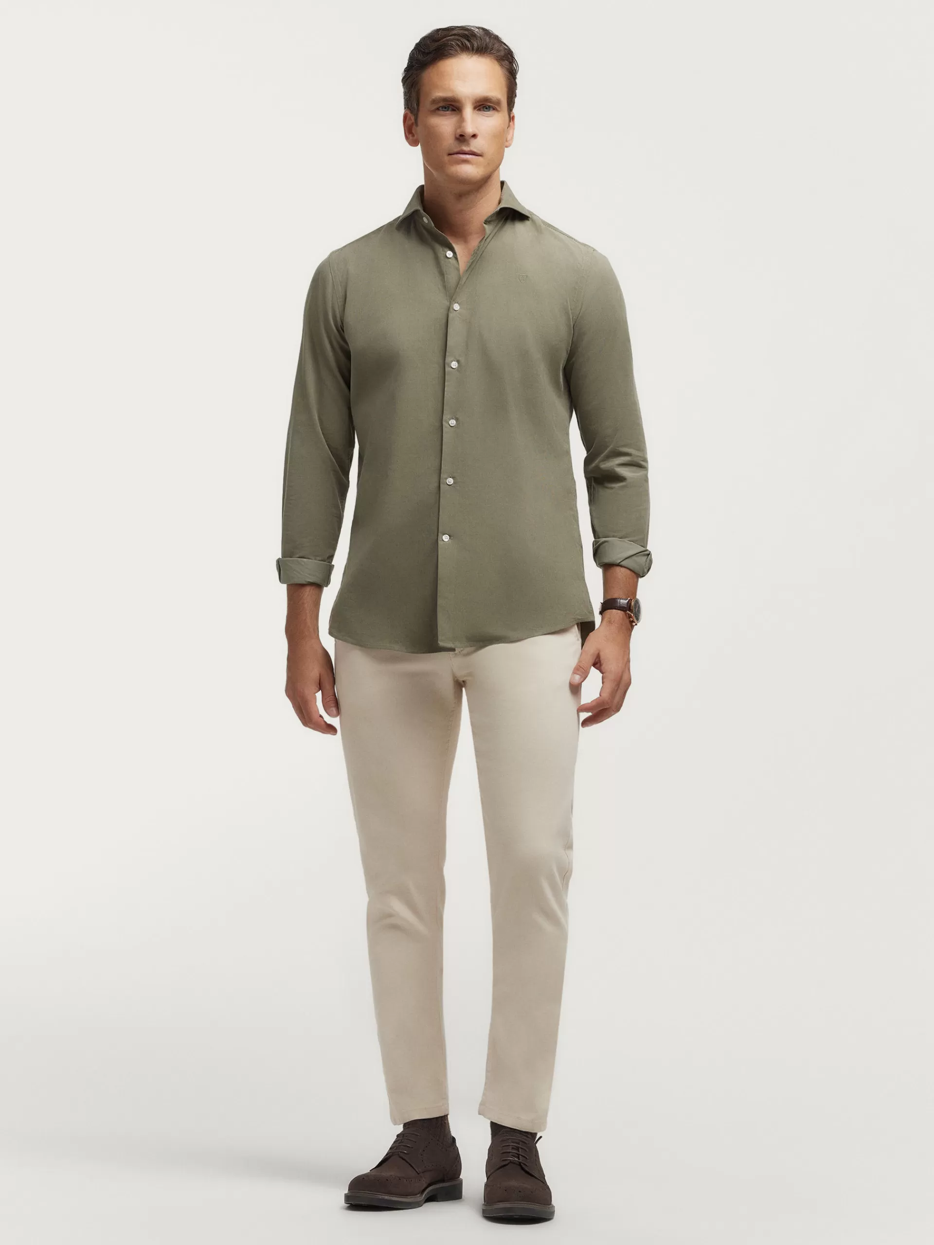 Sale Alvaro Moreno CAMISA MICROPANA JACK VERDE