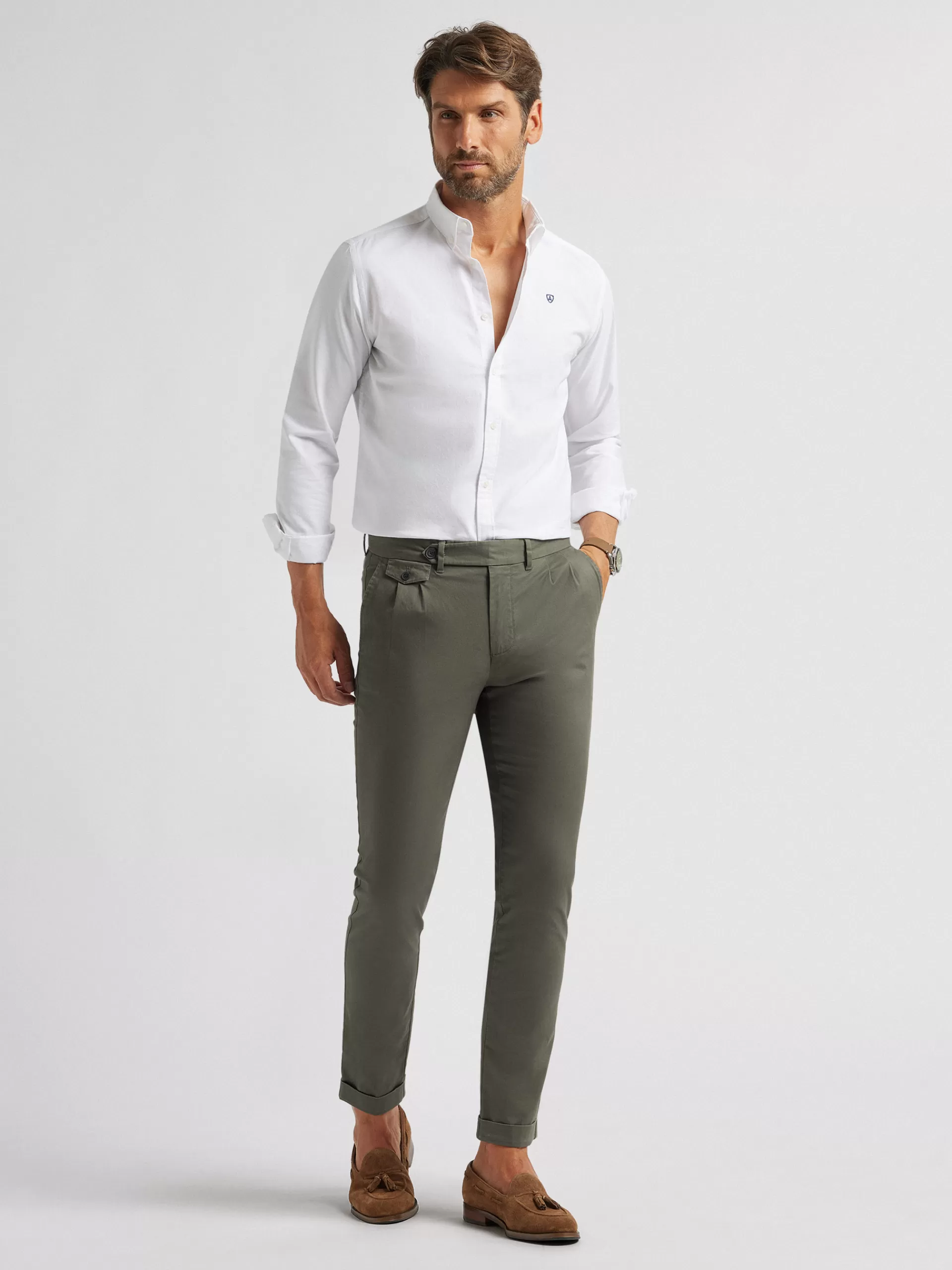 Best Alvaro Moreno CAMISA OXFORD BASIC Blanco