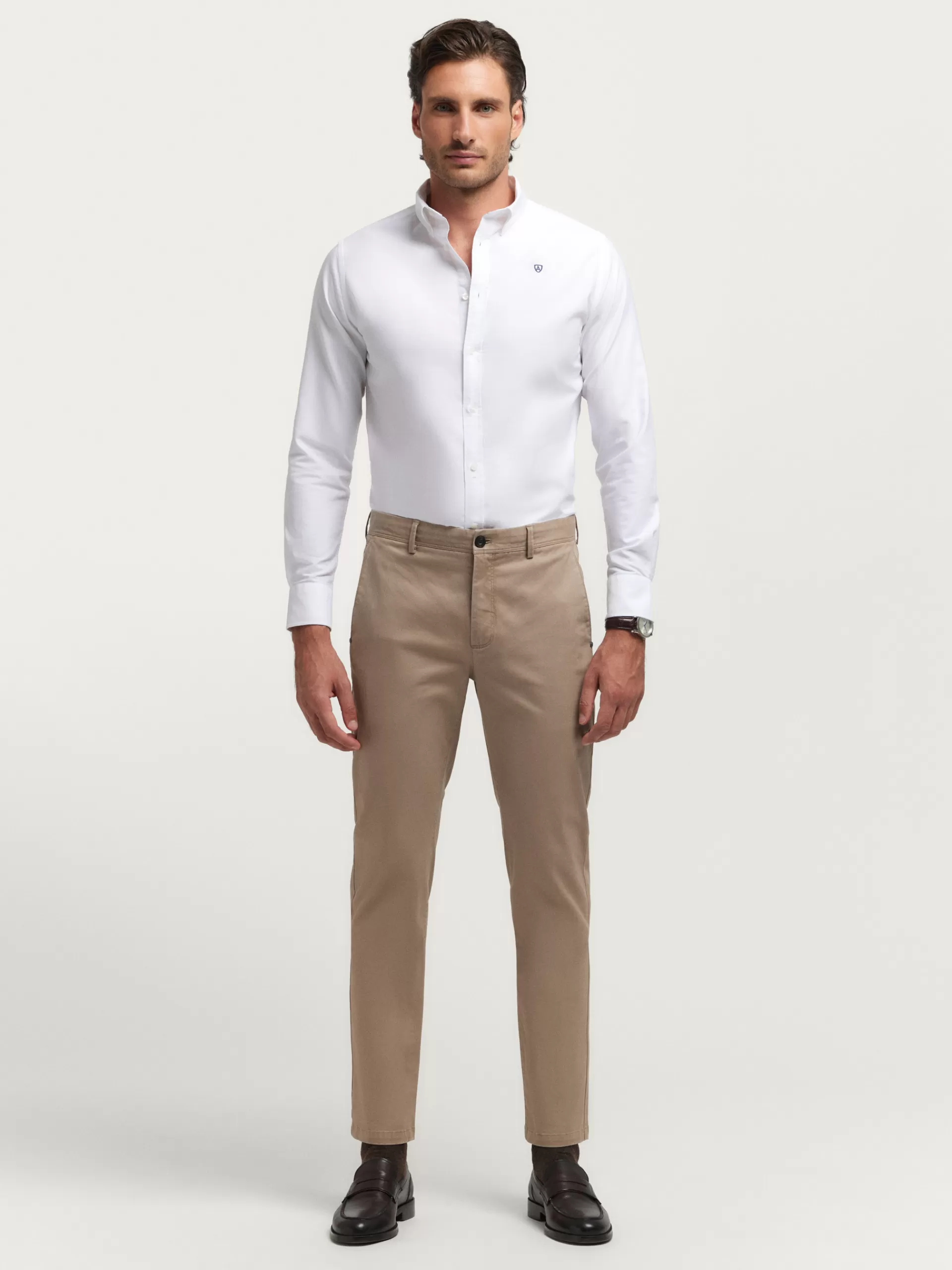 Outlet Alvaro Moreno CAMISA OXFORD BASIC Blanco