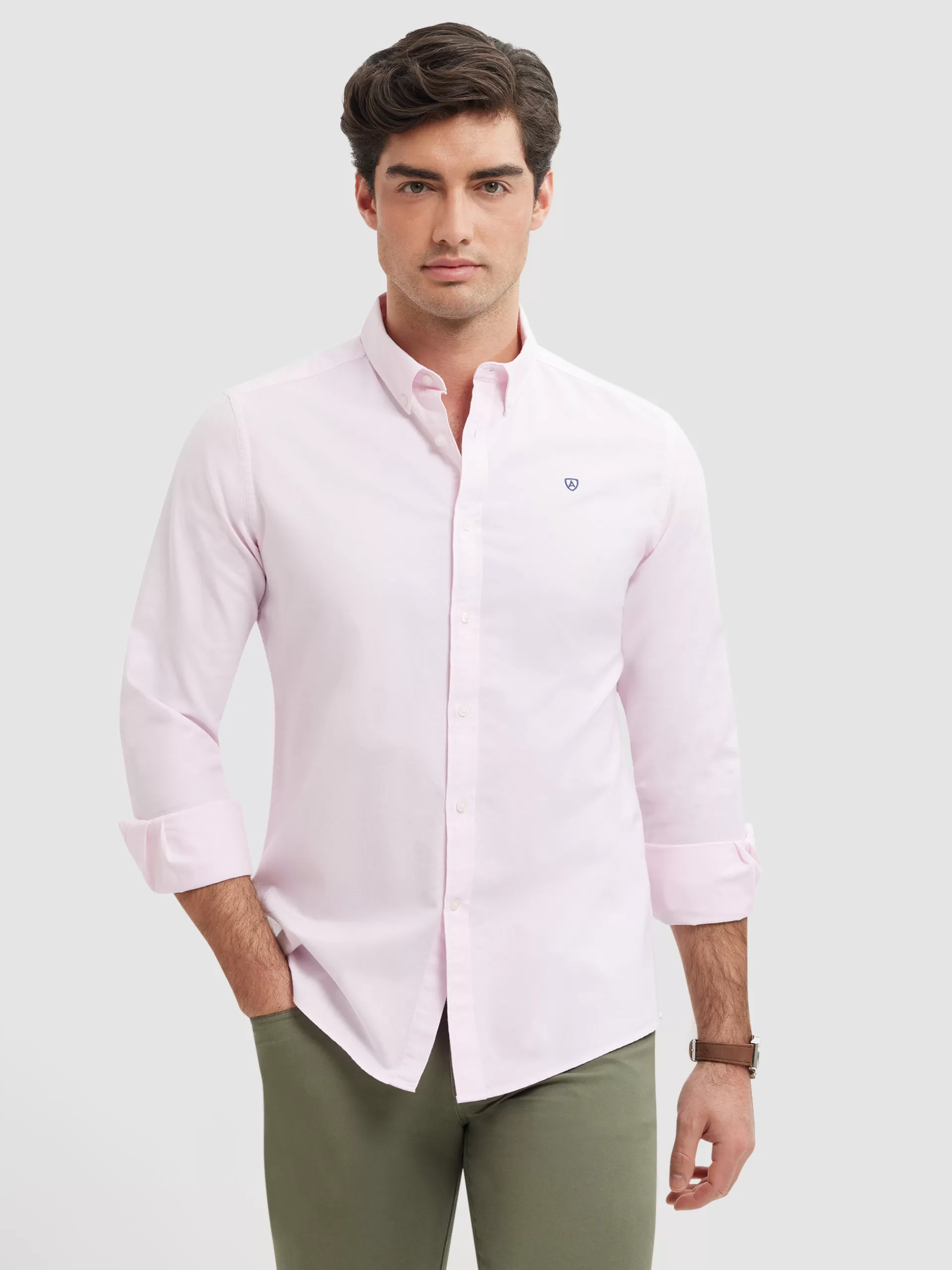 Best Sale Alvaro Moreno CAMISA OXFORD BASIC Rosa