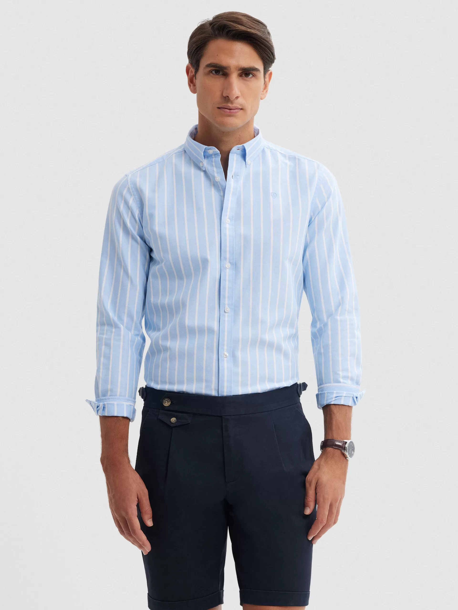 Online Alvaro Moreno CAMISA OXFORD CLASSIC Azul