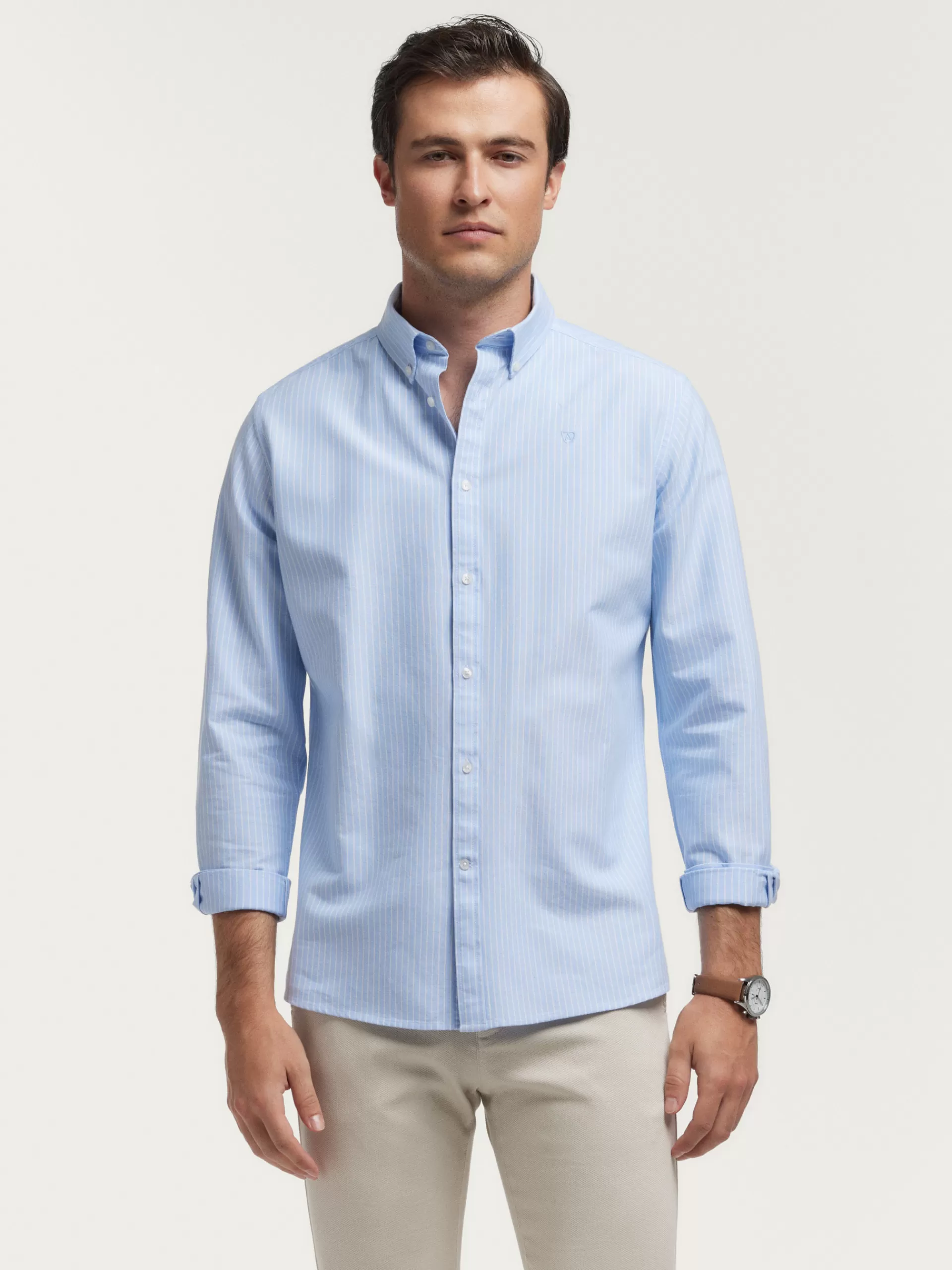 Clearance Alvaro Moreno CAMISA OXFORD DIPLO Celeste