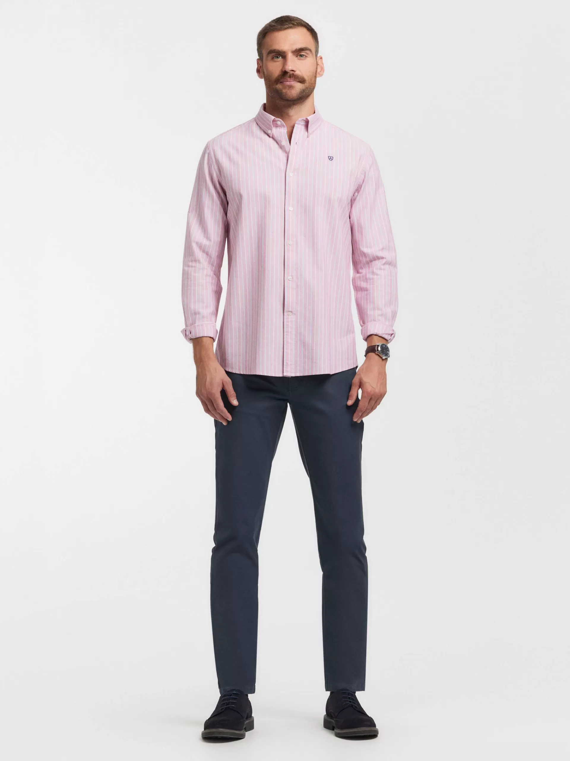 Fashion Alvaro Moreno CAMISA OXFORD FANCY STR Rojo