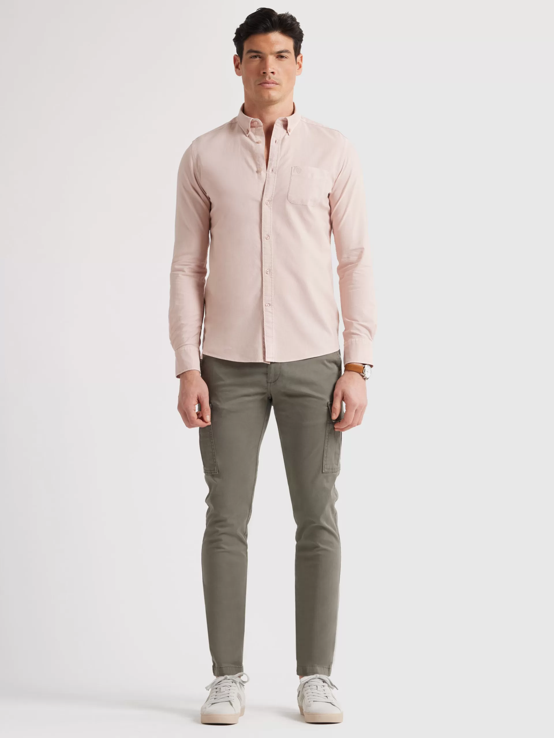 Best Sale Alvaro Moreno CAMISA OXFORD POCKET DYE Rosa