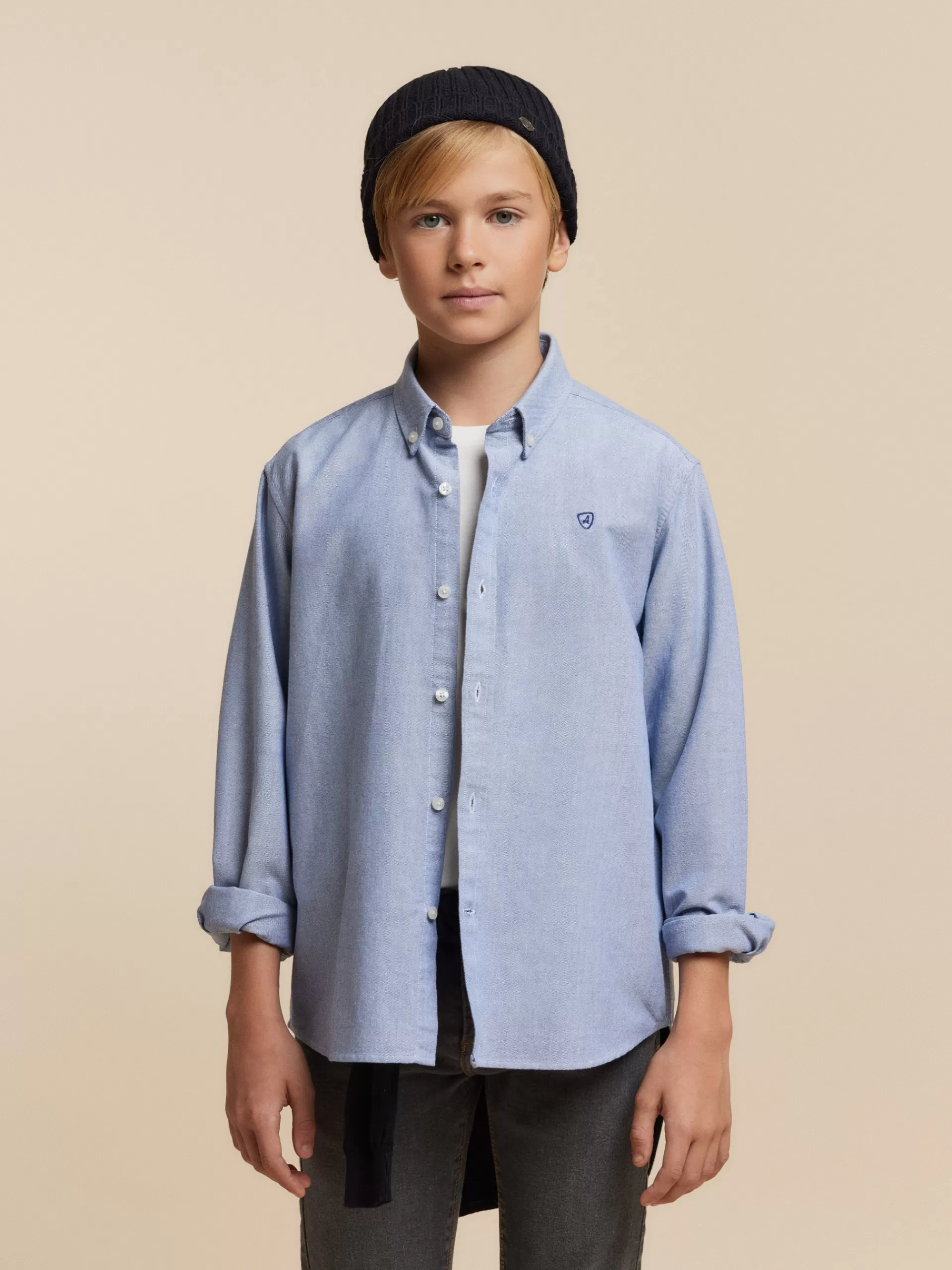 Outlet Alvaro Moreno CAMISA OXFORD SOLID KIDS Azul