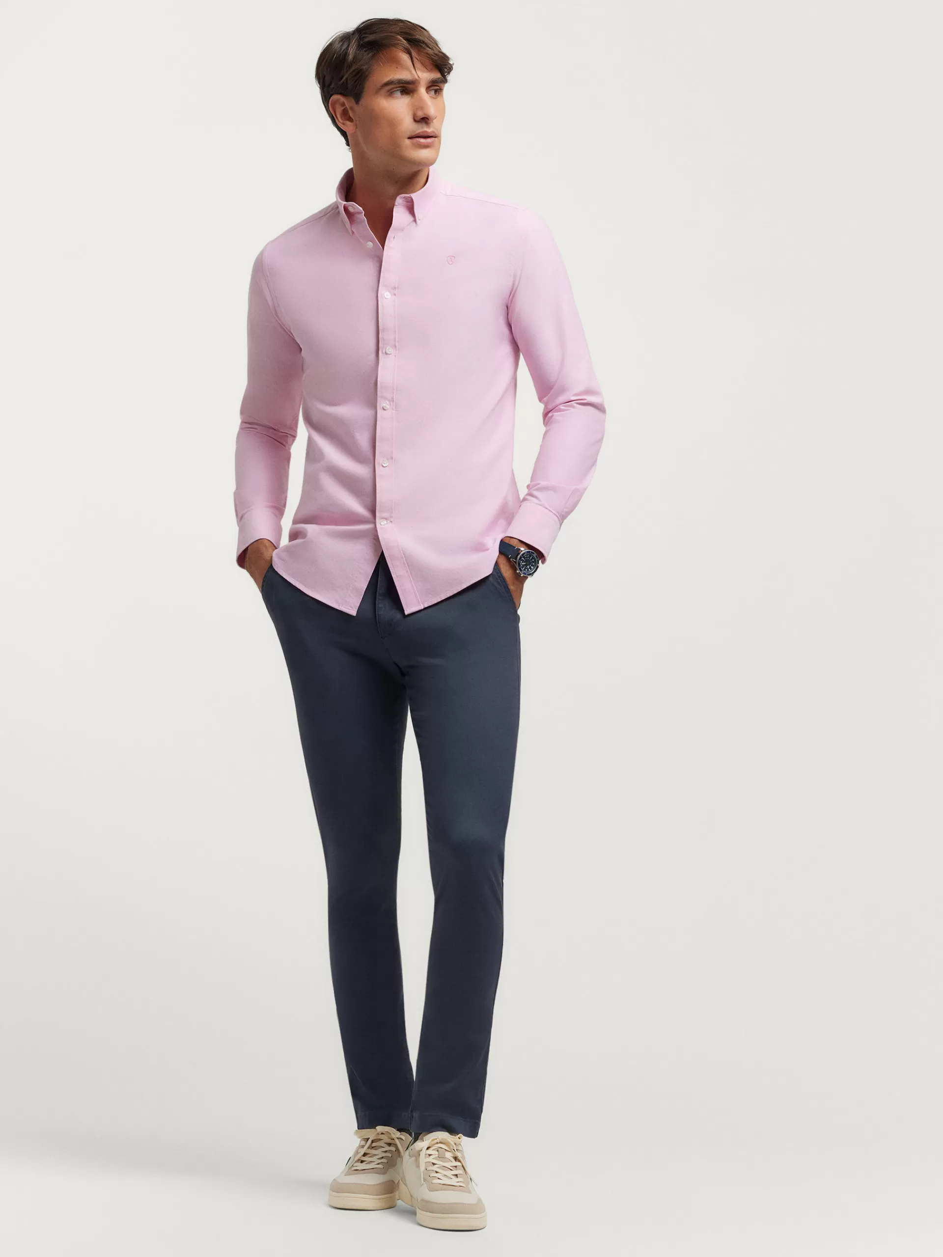 Fashion Alvaro Moreno CAMISA OXFORD SOLID Rosa