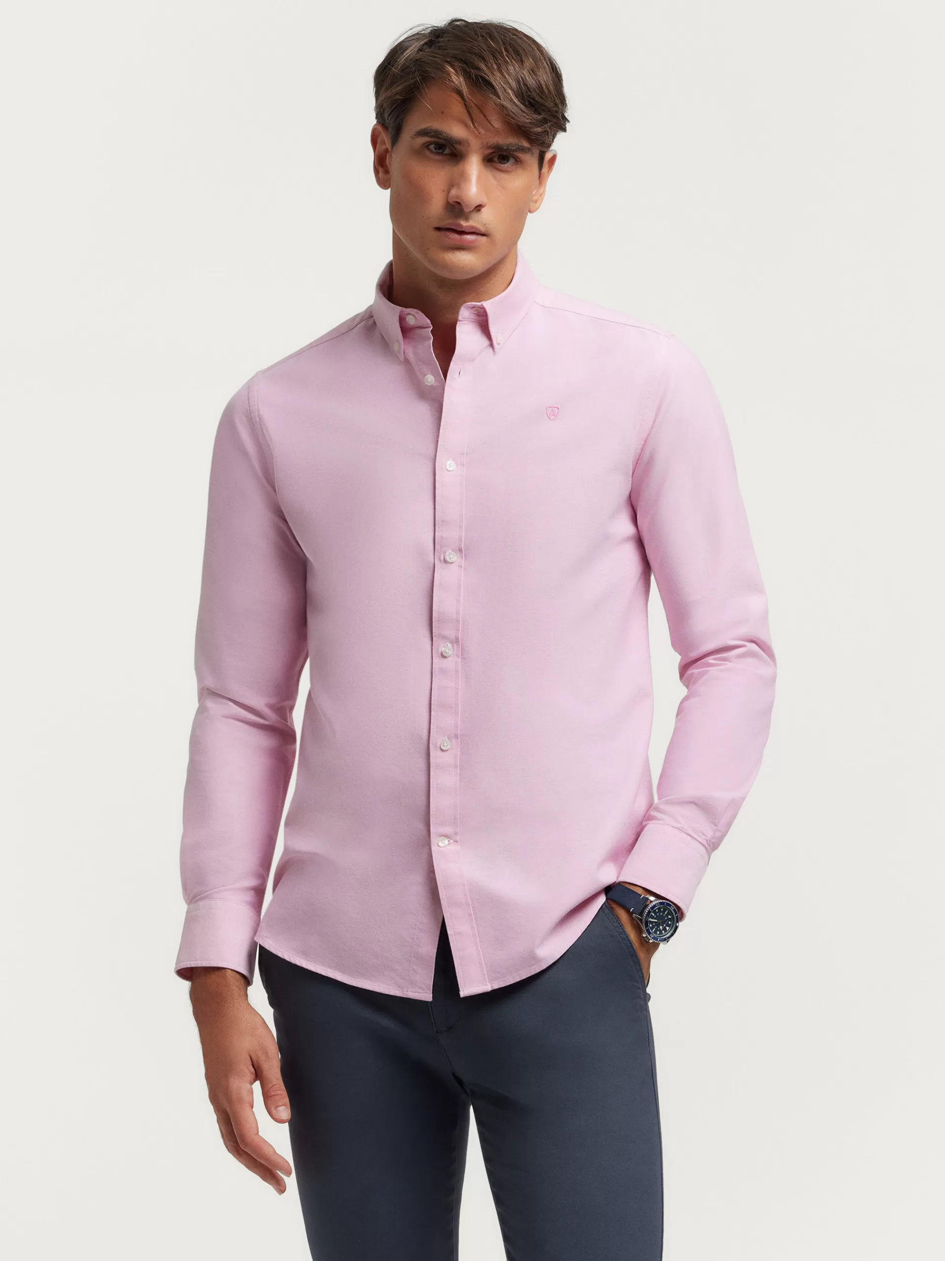 Fashion Alvaro Moreno CAMISA OXFORD SOLID Rosa