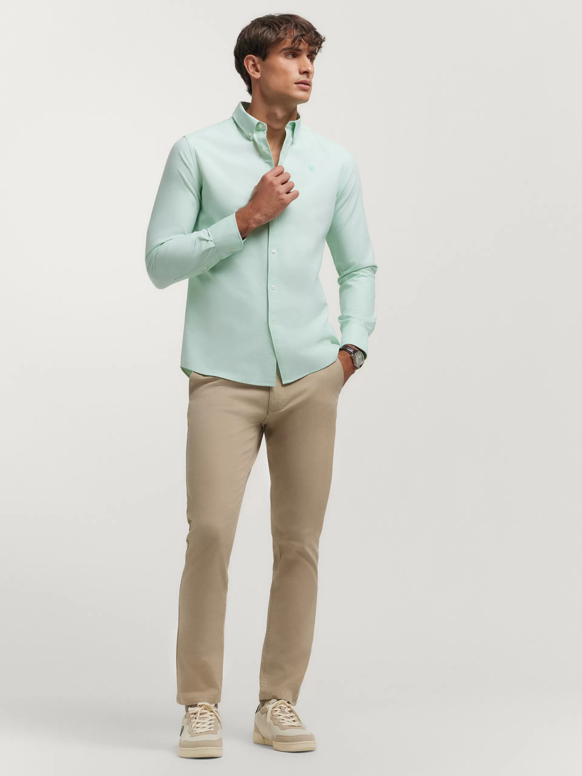 Best Alvaro Moreno CAMISA OXFORD SOLID Verde