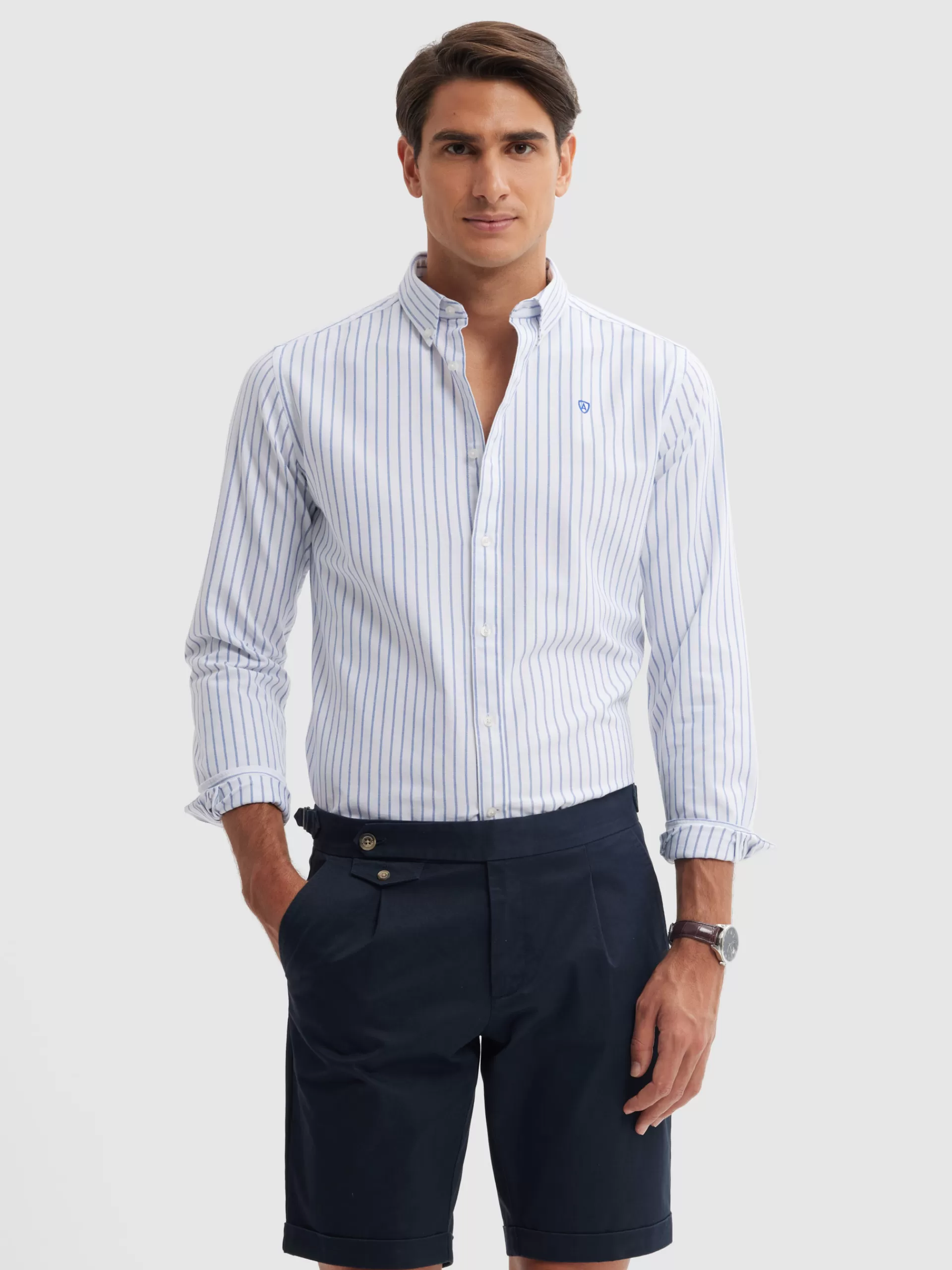 Hot Alvaro Moreno CAMISA OXFORD SUNNY Azul