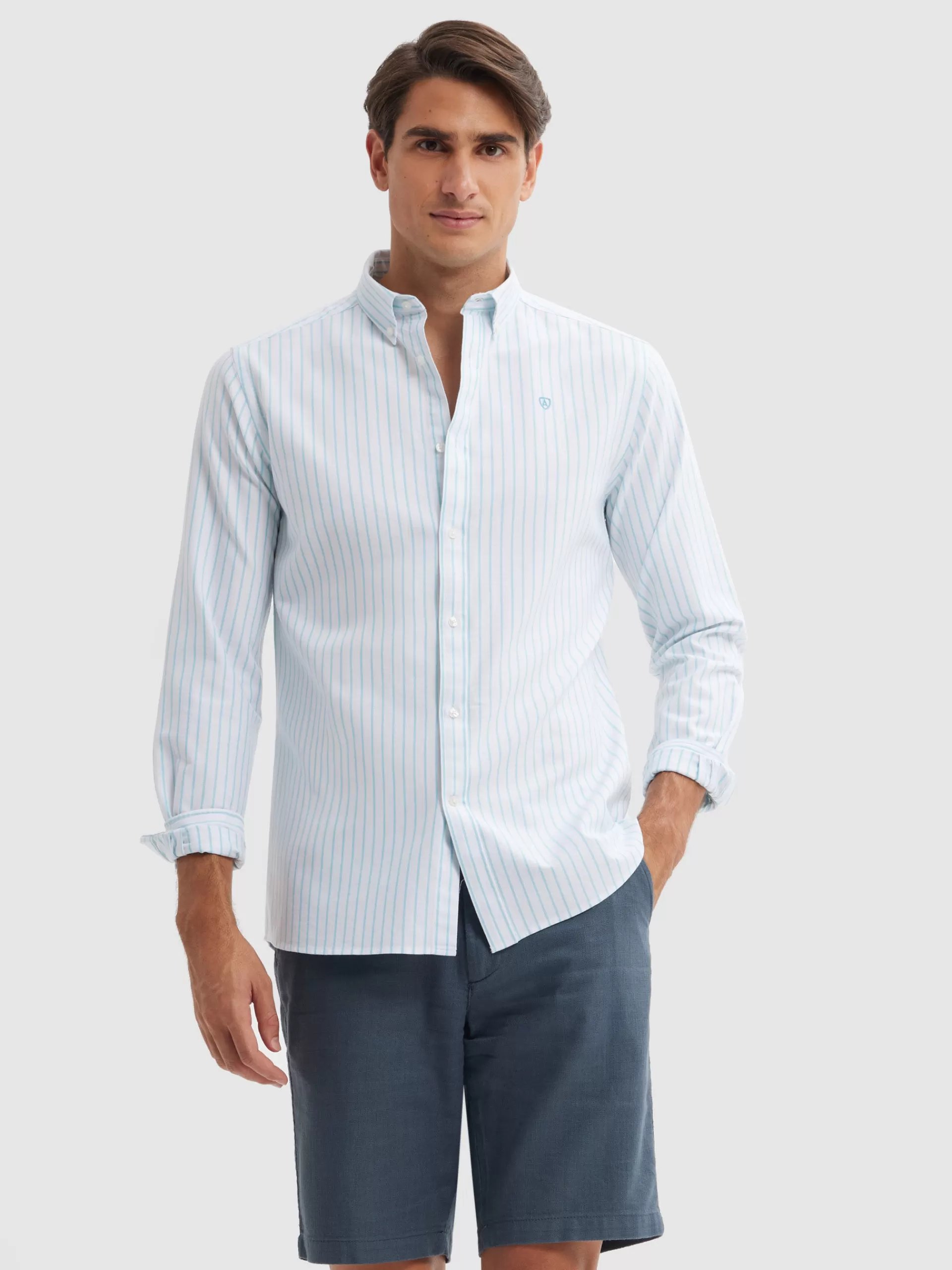 Best Alvaro Moreno CAMISA OXFORD SUNNY Verde Agua