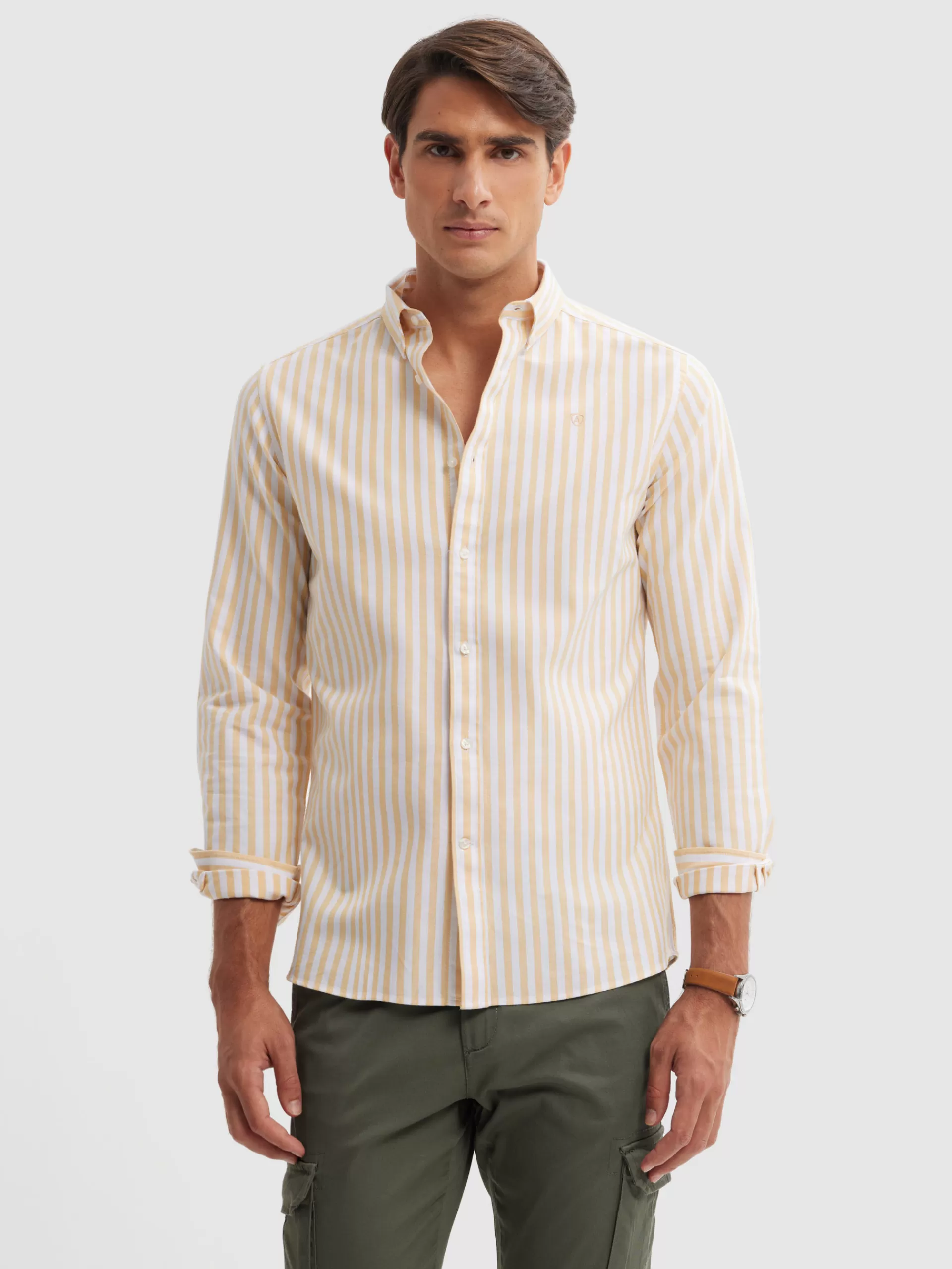 Sale Alvaro Moreno CAMISA OXFORD SUNSET Amarillo