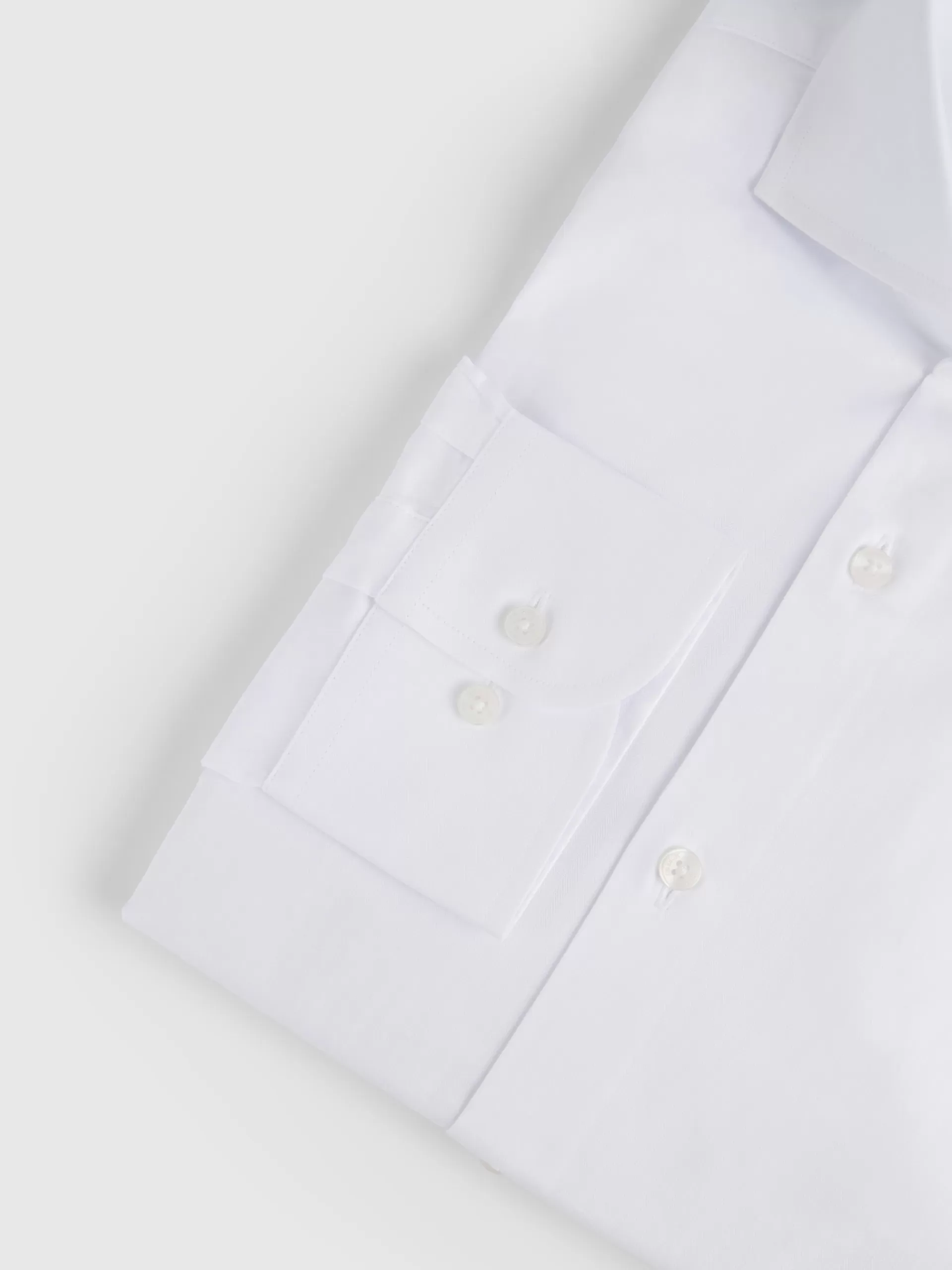 Sale Alvaro Moreno CAMISA VESTIR HERRINGBONE Blanco