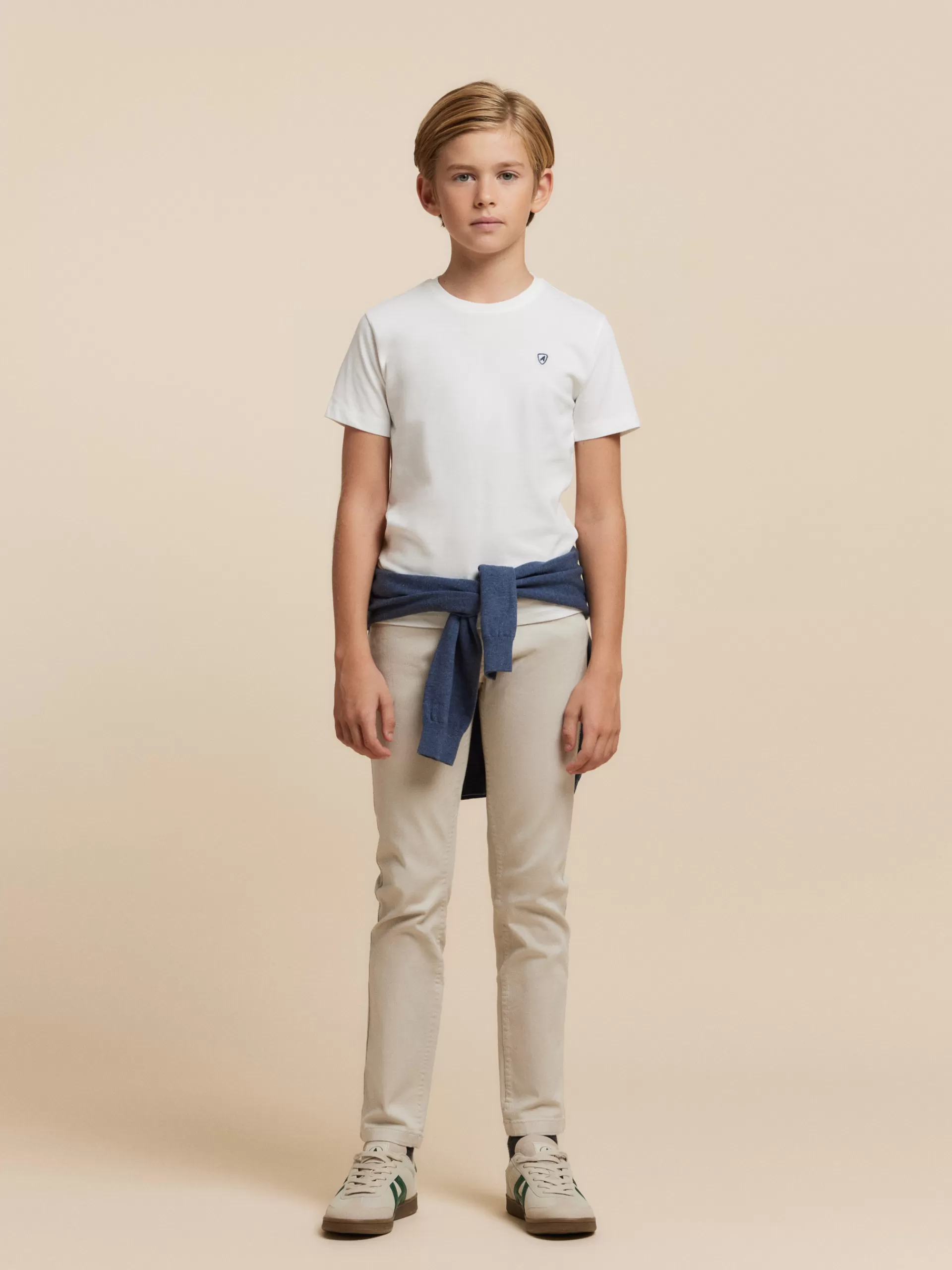 Shop Alvaro Moreno CAMISETA BASICA KIDS Blanco