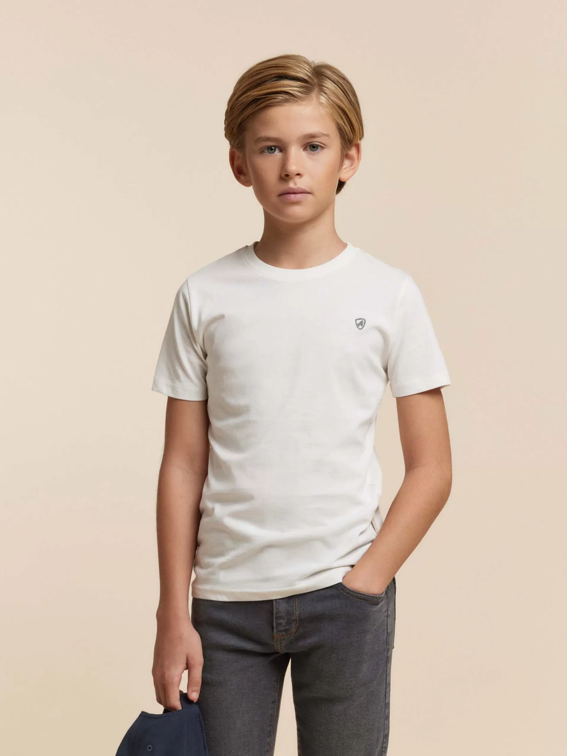 Discount Alvaro Moreno CAMISETA BASICA KIDS Crudo