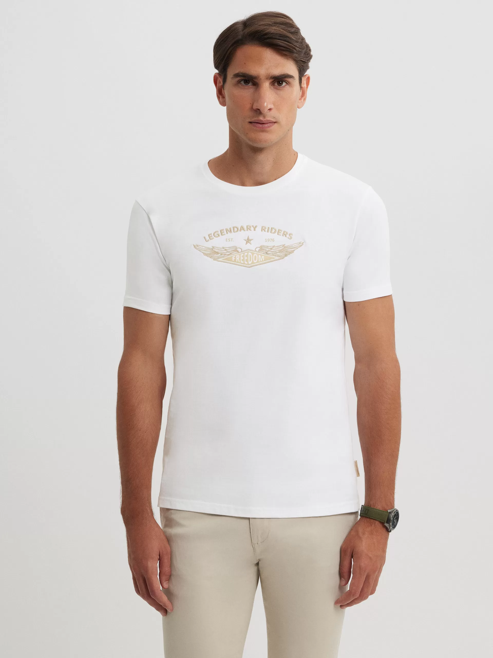 Discount Alvaro Moreno CAMISETA FREEDOM Blanco