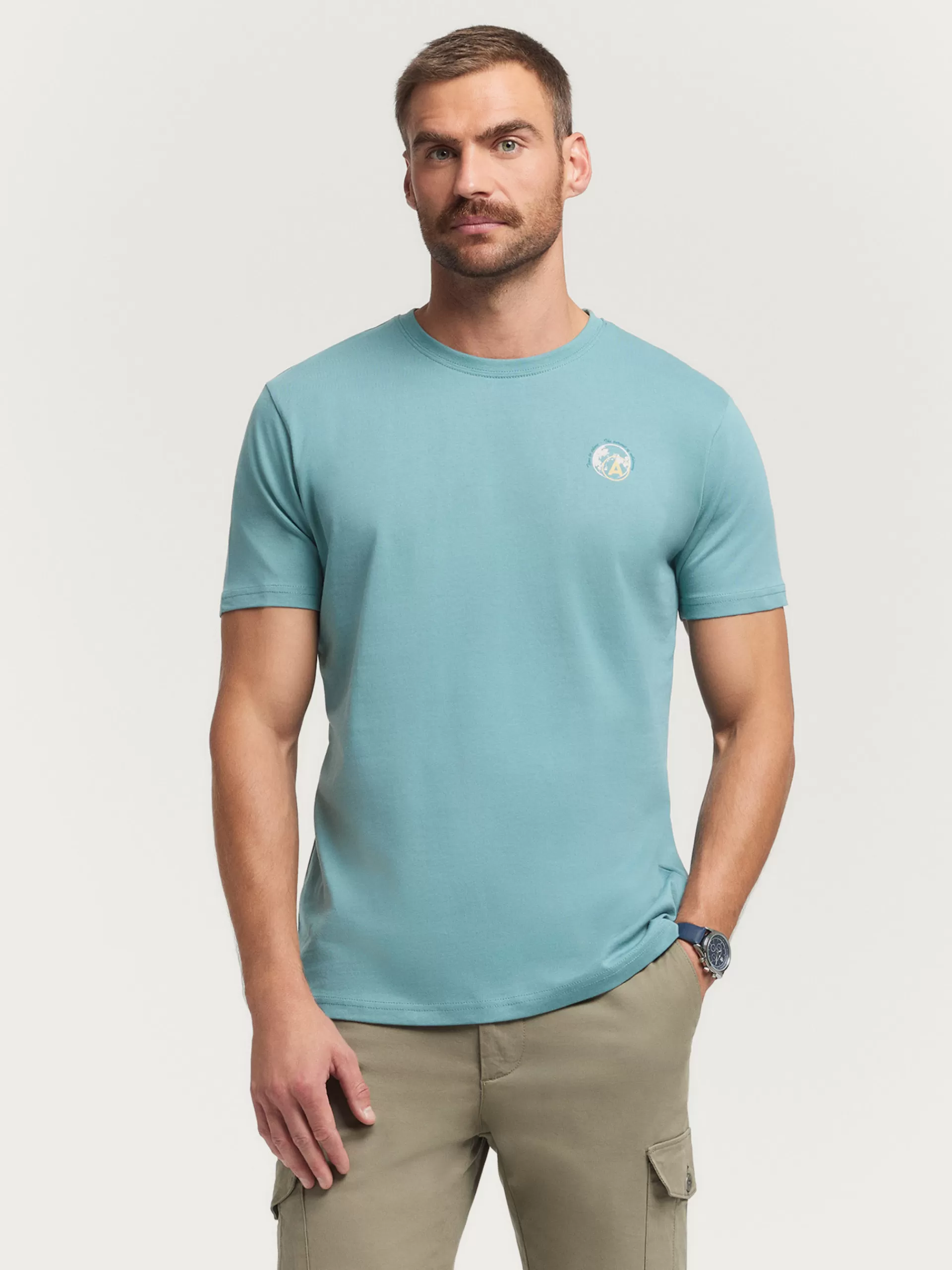 Online Alvaro Moreno CAMISETA LANDSCAPE Verde Agua