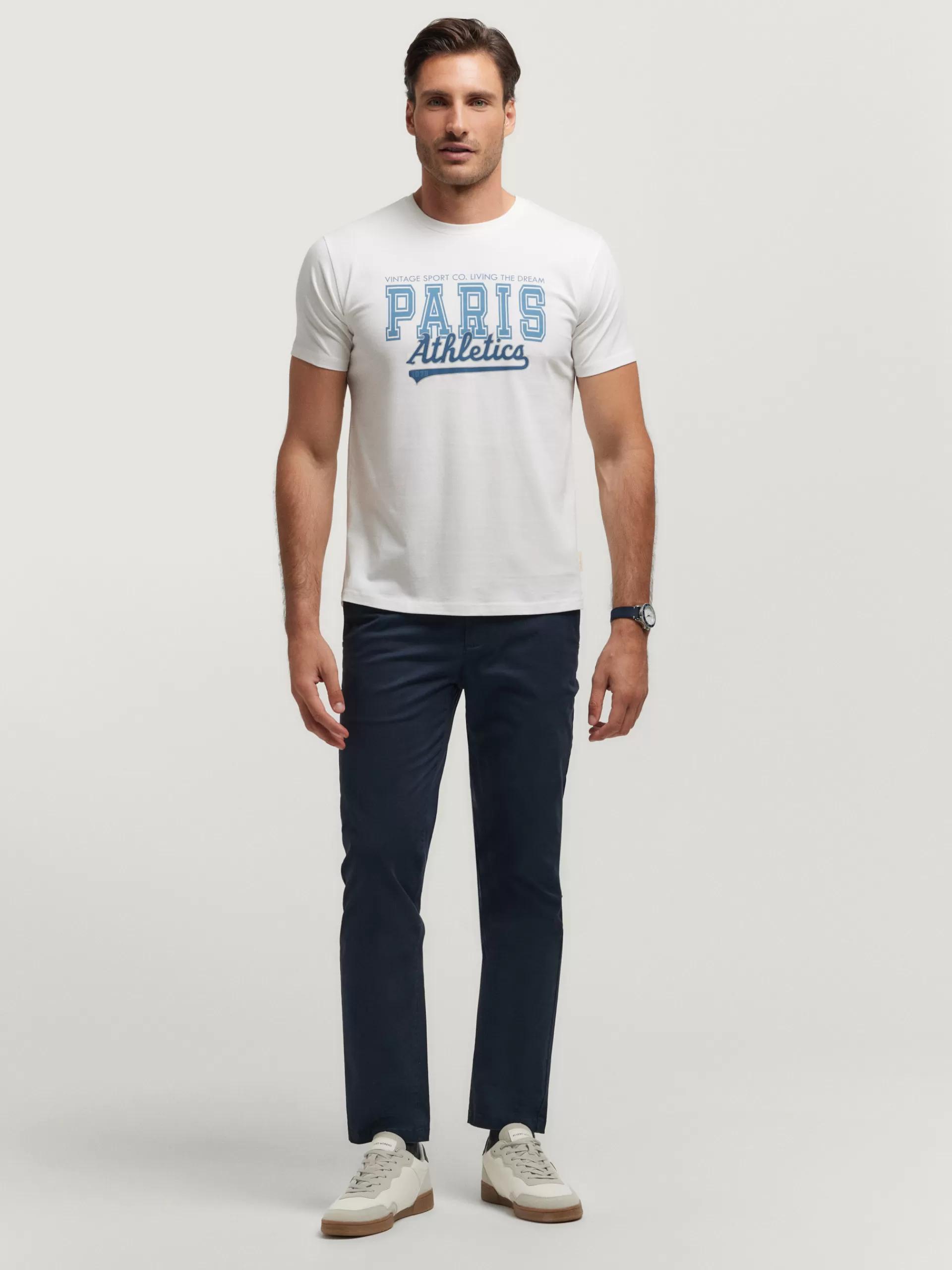 Clearance Alvaro Moreno CAMISETA PARIS Blanco