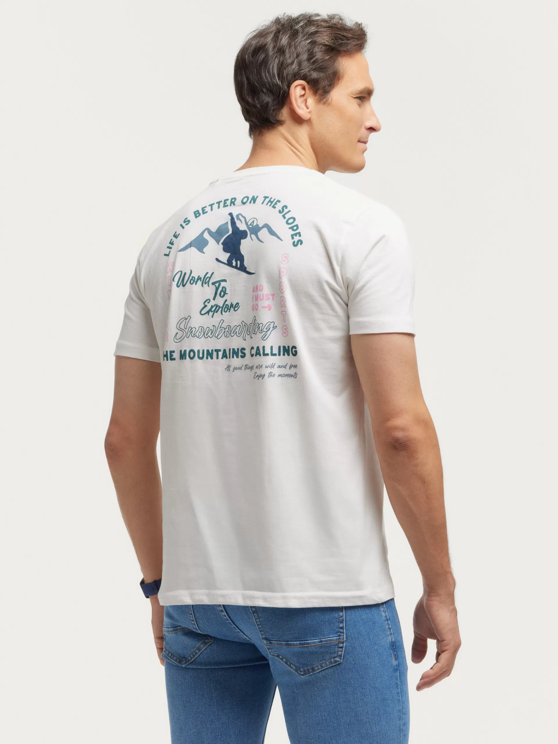 Cheap Alvaro Moreno CAMISETA SNOW Blanco