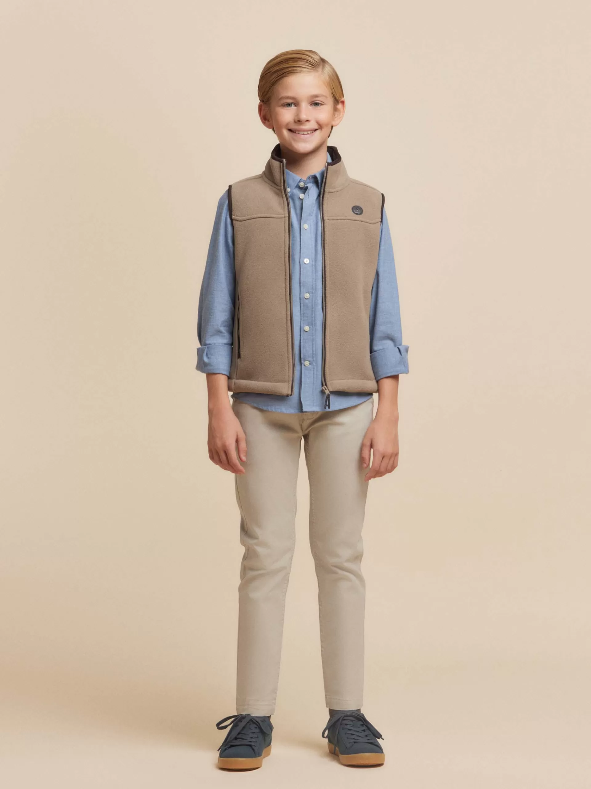 Shop Alvaro Moreno CHALECO SIERRA KIDS Beige