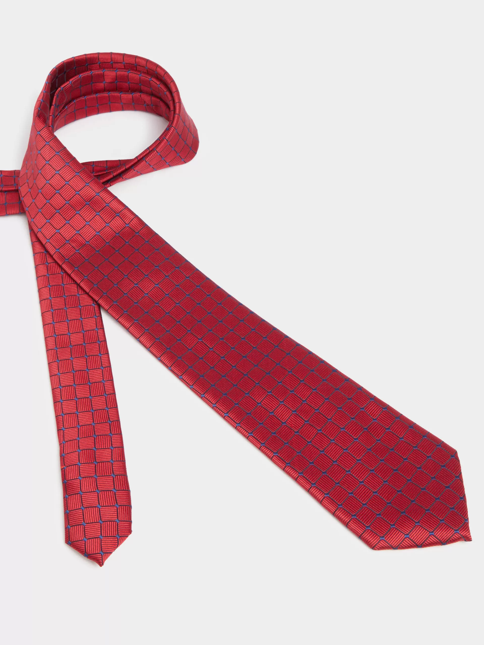 Clearance Alvaro Moreno CORBATA JACQUARD MF Rojo