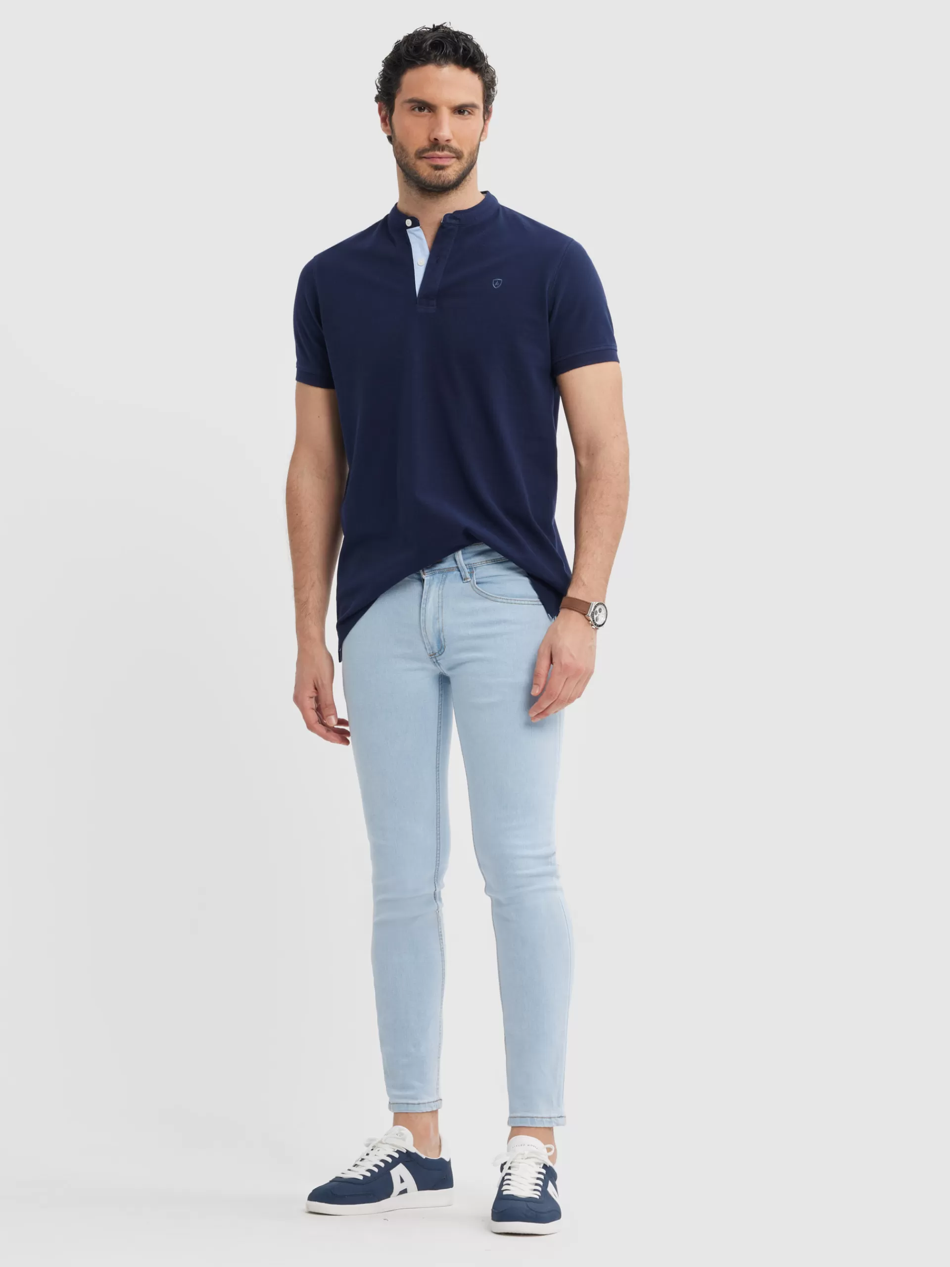 Clearance Alvaro Moreno DENIM SLIM BASICO Celeste