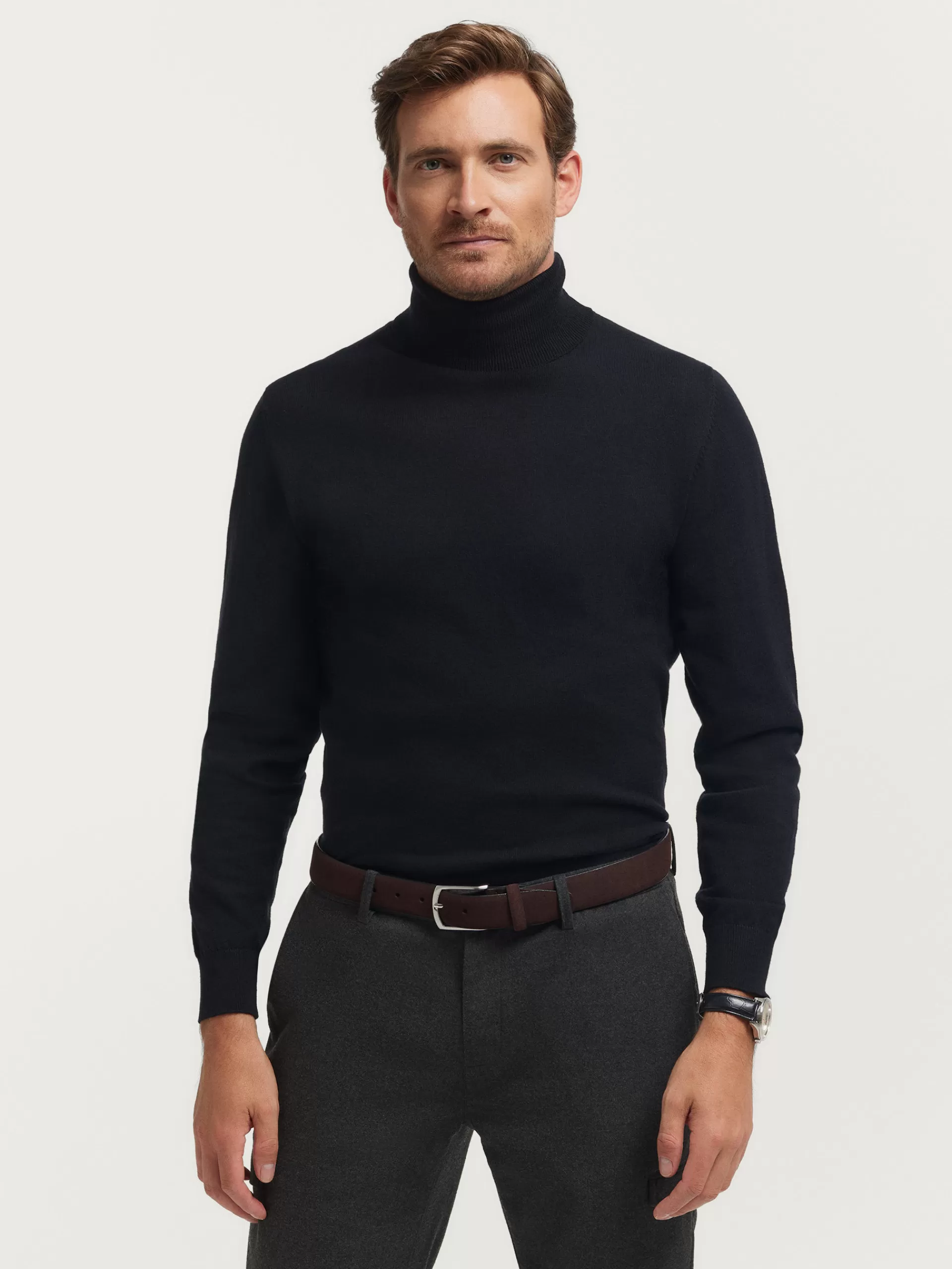 Flash Sale Alvaro Moreno JERSEY ROLL COLLAR Negro