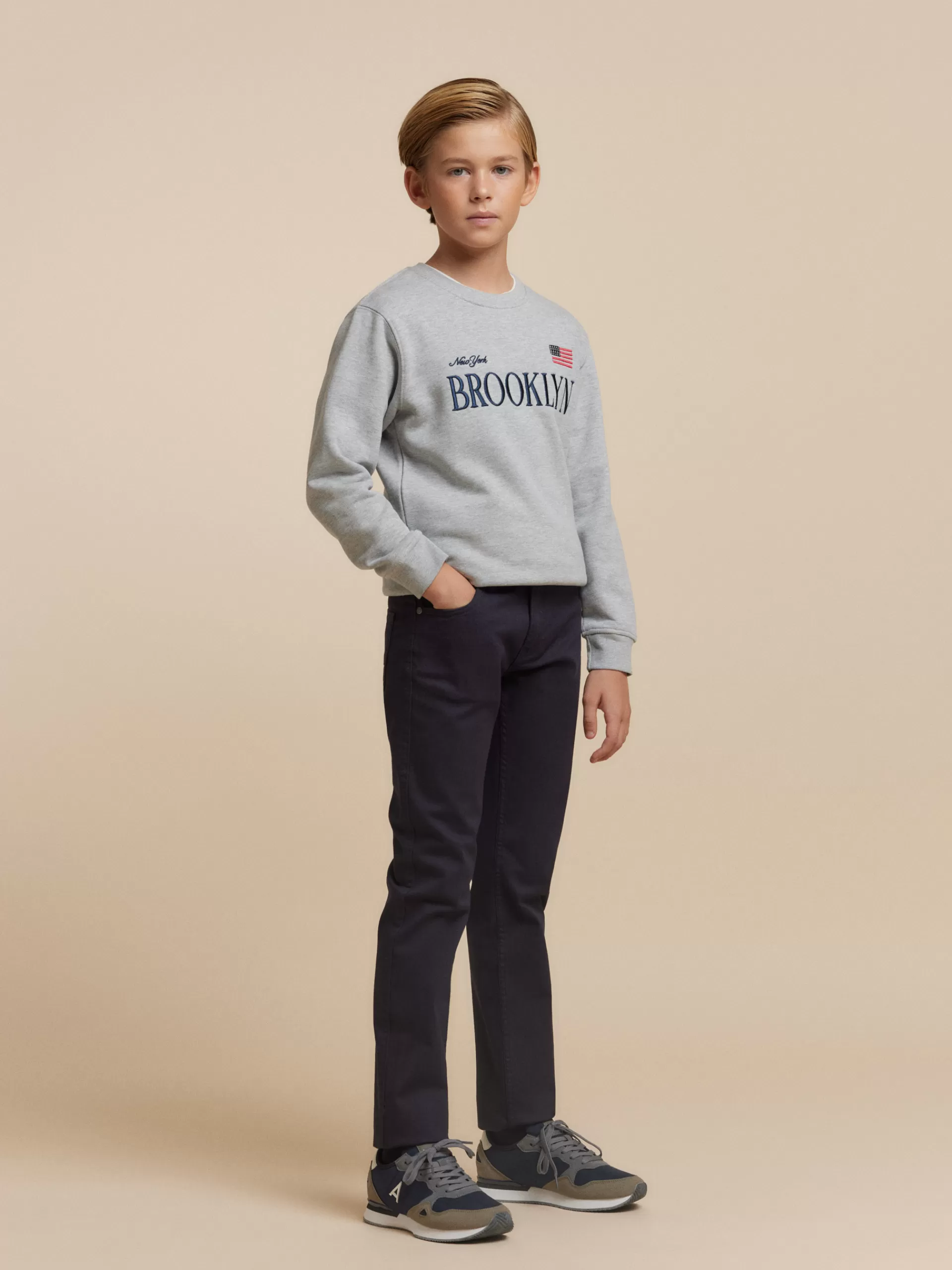 Flash Sale Alvaro Moreno PANTALON 5 POCKETS KIDS Azul Marino