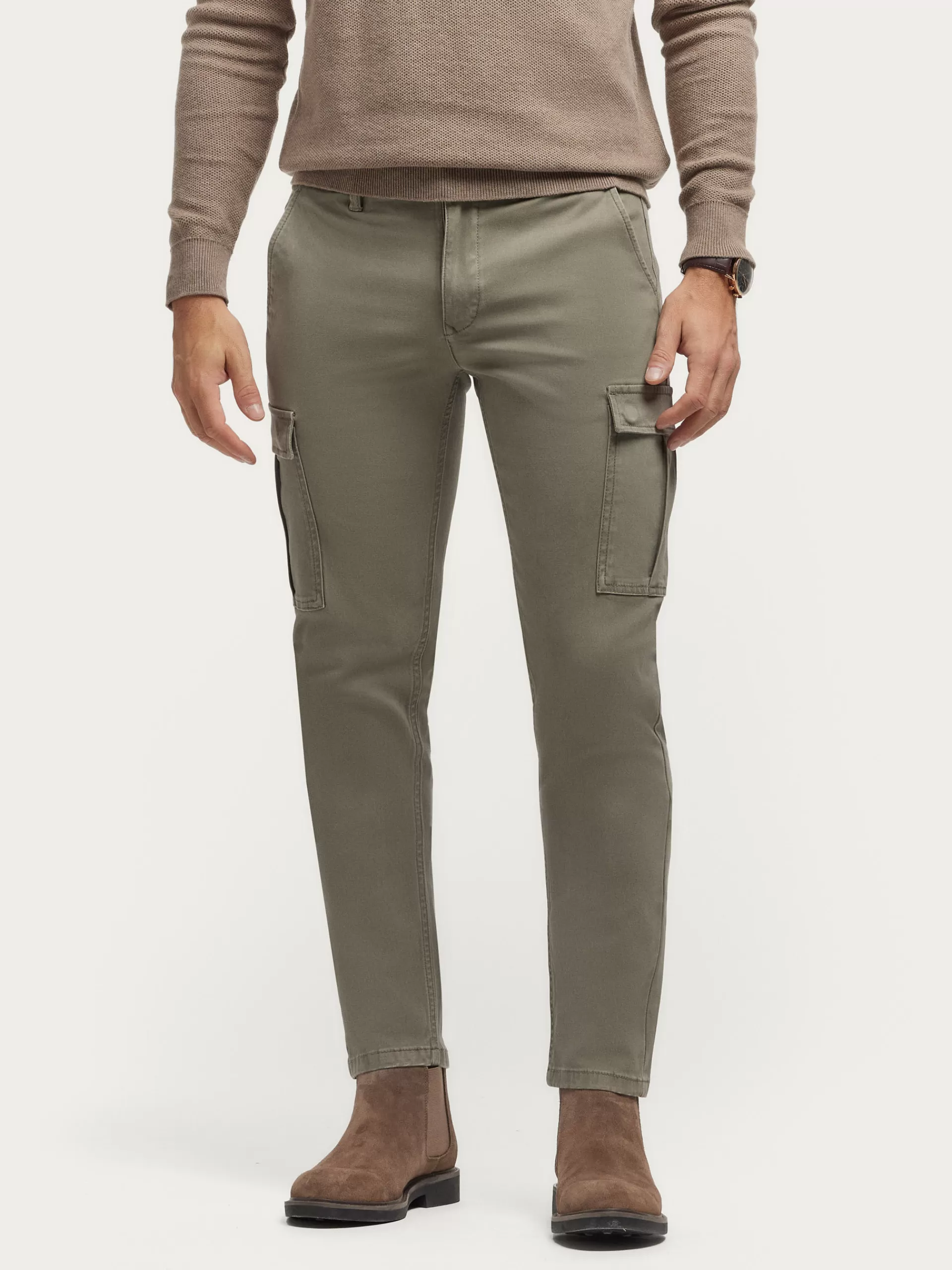 Online Alvaro Moreno PANTALON CARGO ELVIS Verde