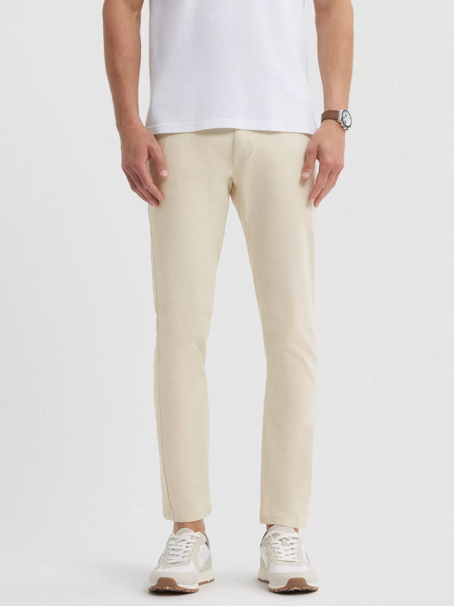 Cheap Alvaro Moreno PANTALON CHINO COMFORT Crudo