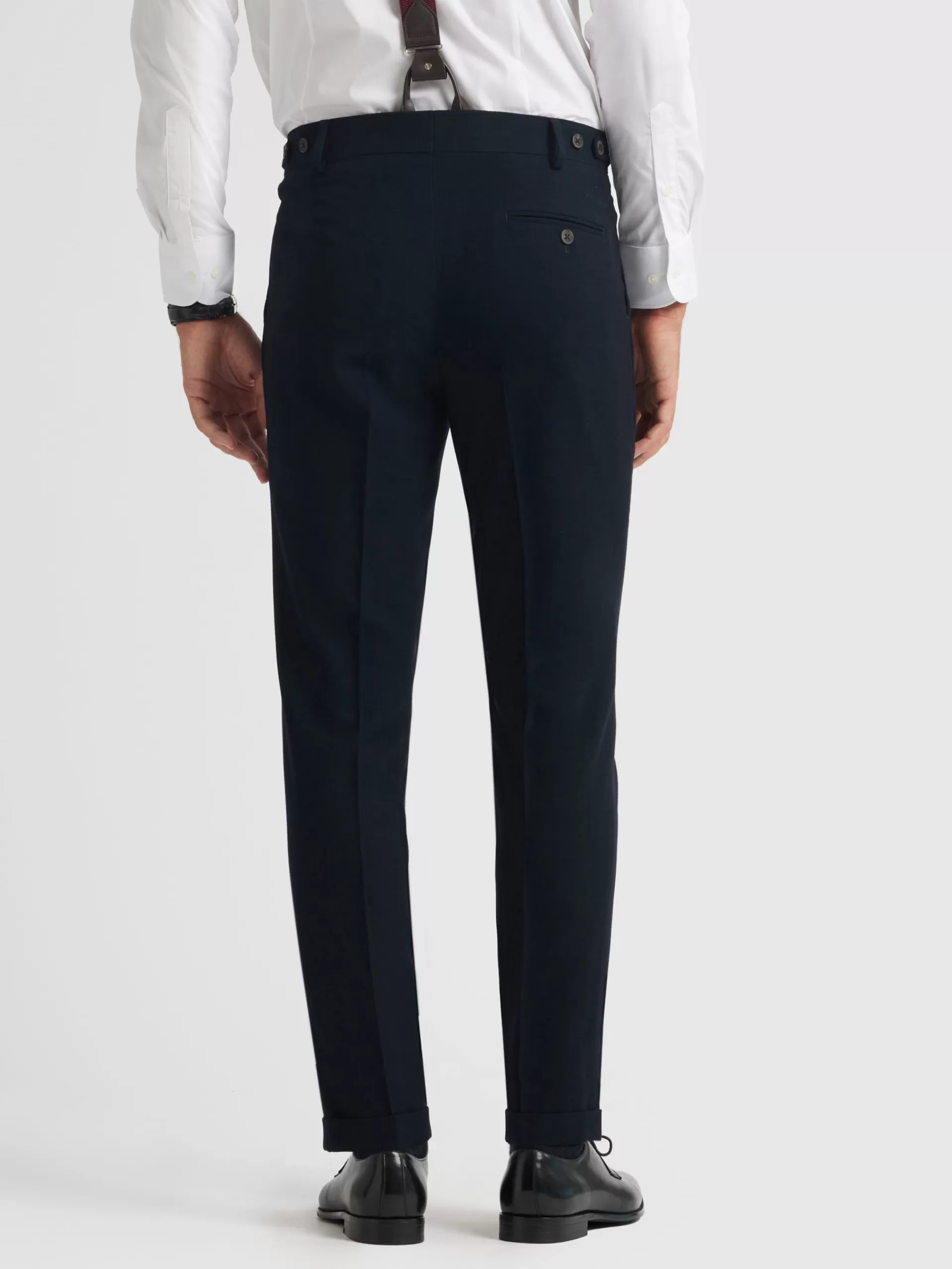 Shop Alvaro Moreno PANTALON CLASSIC TWILL Azul Marino