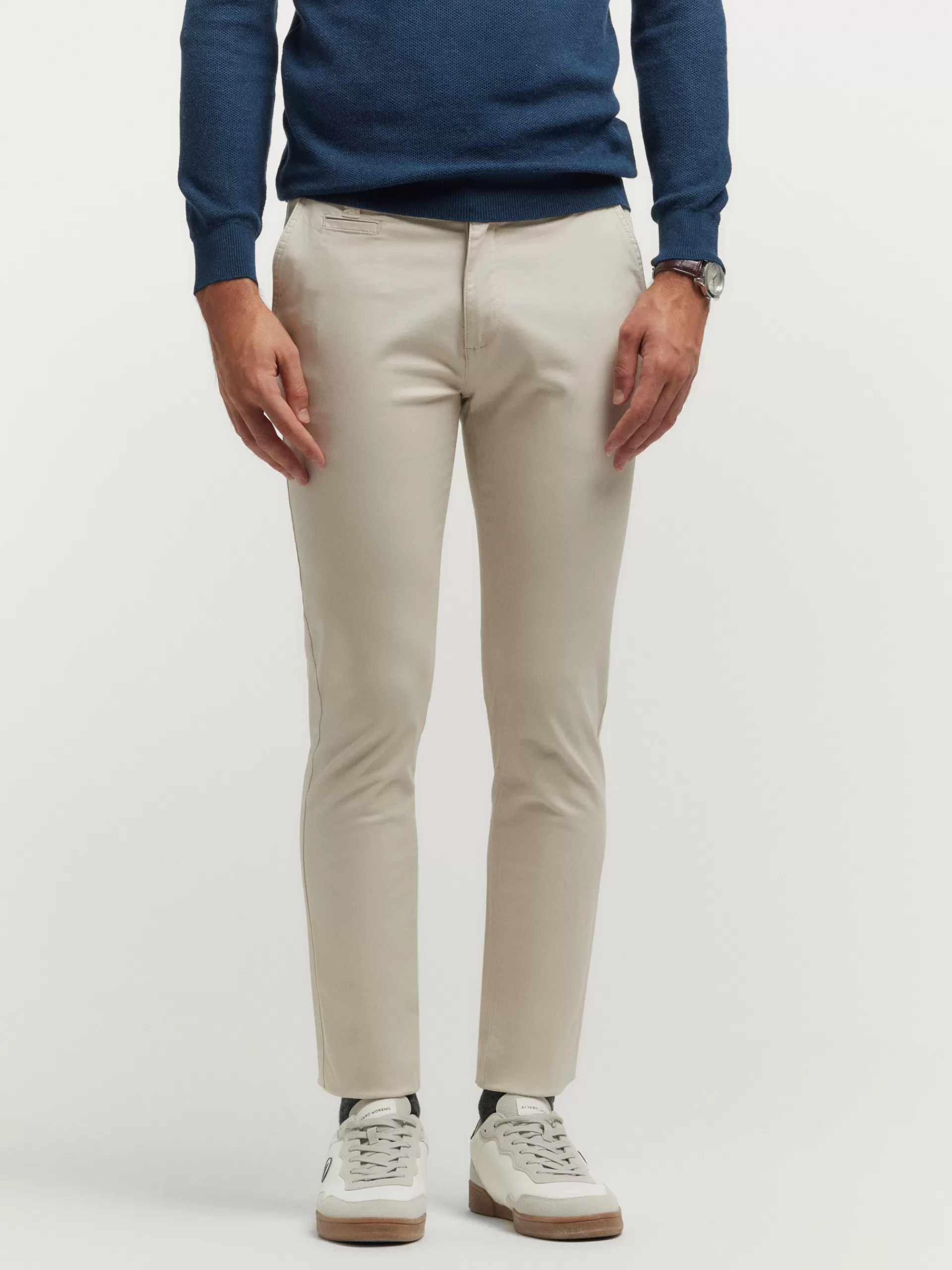 Shop Alvaro Moreno PANTALON COOPER Beige