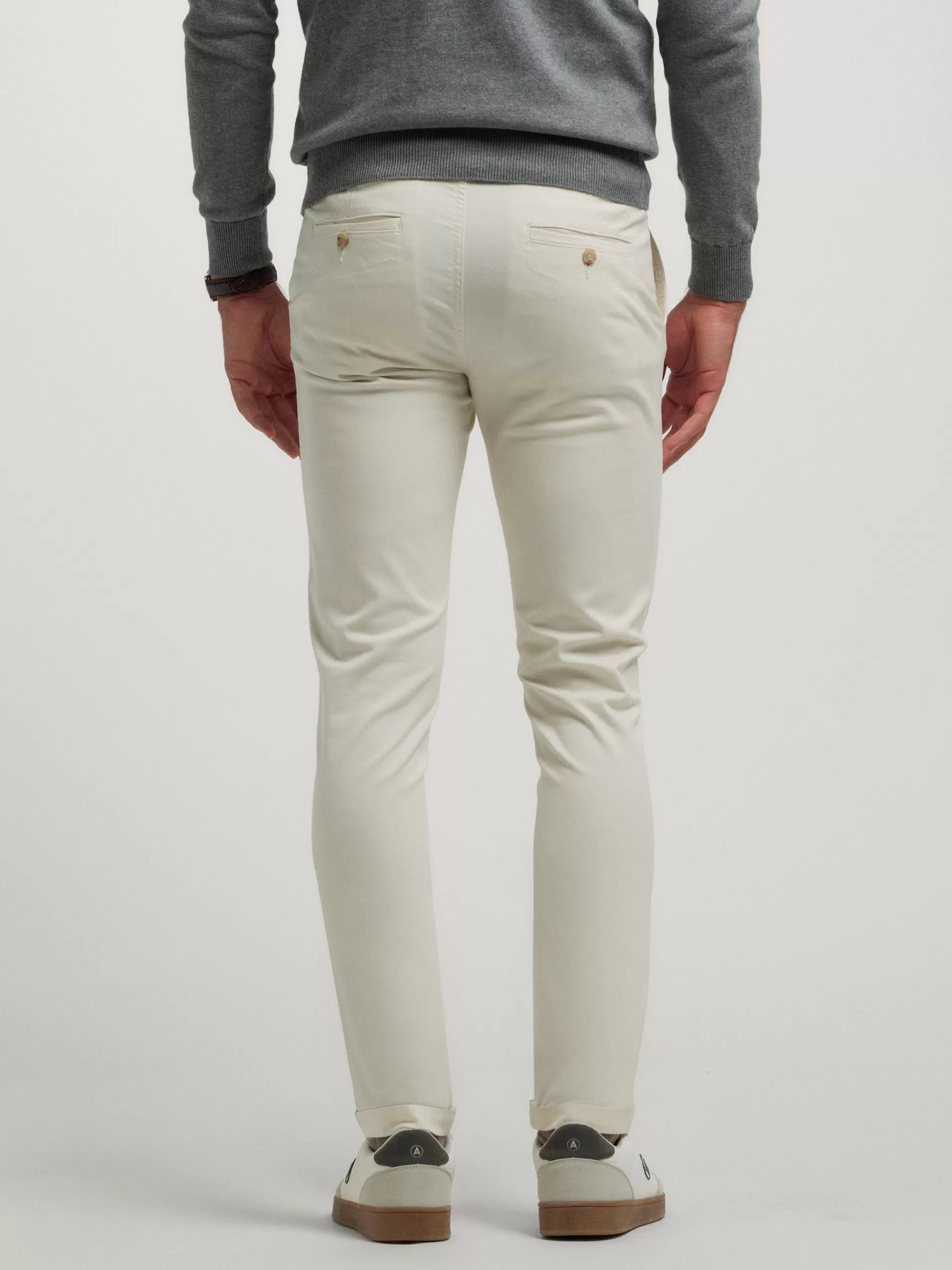 Discount Alvaro Moreno PANTALON COOPER Crudo