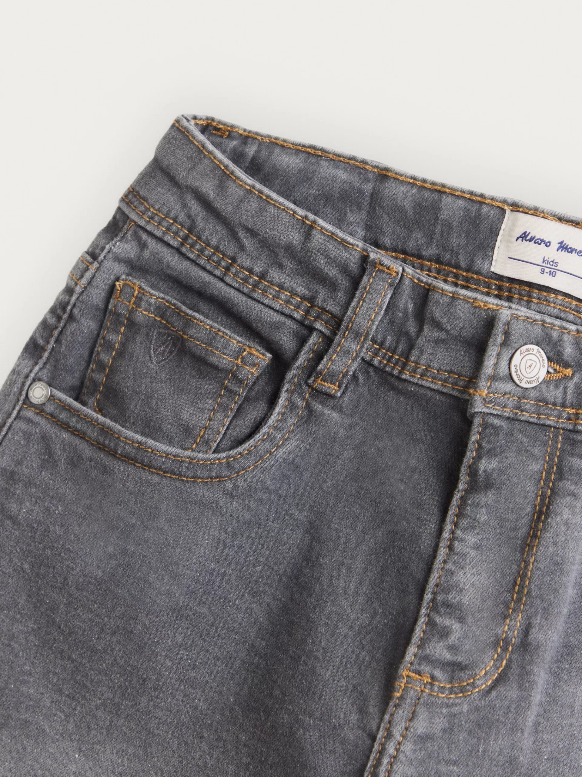 New Alvaro Moreno PANTALON DENIM KIDS Gris