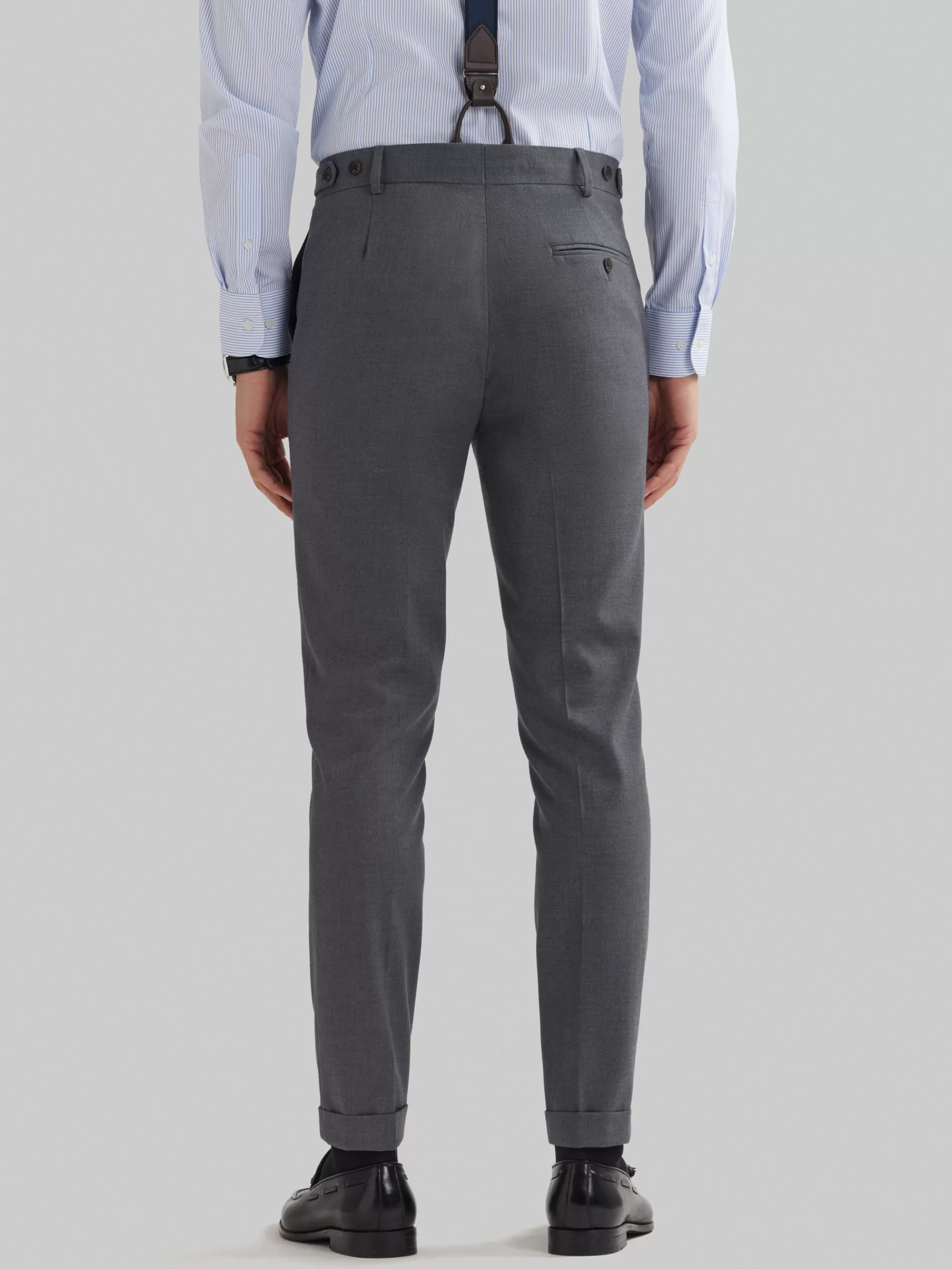 Cheap Alvaro Moreno PANTALON DUOMO CRUZADO Gris