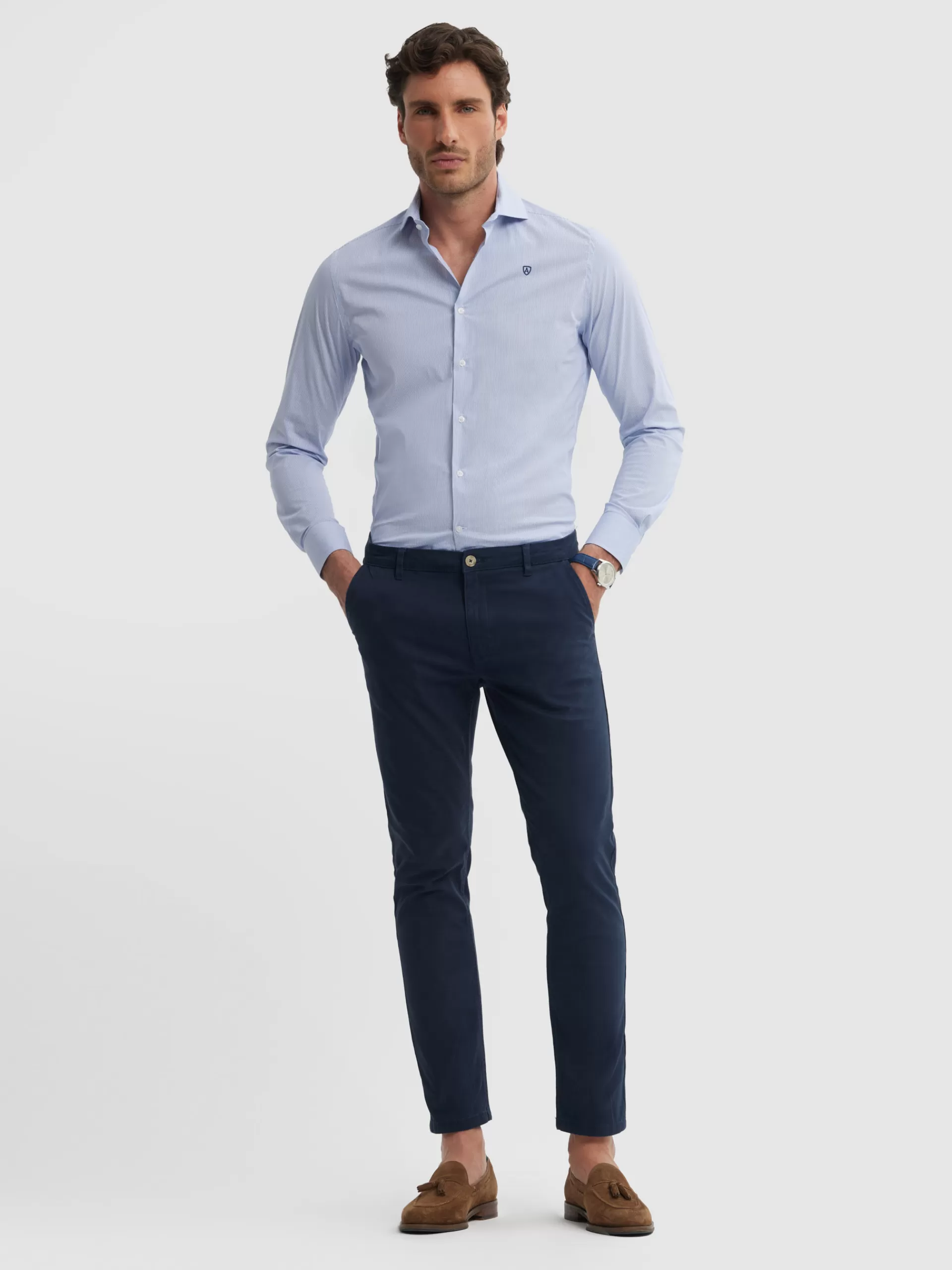 Cheap Alvaro Moreno PANTALON ELVIS Azul Marino