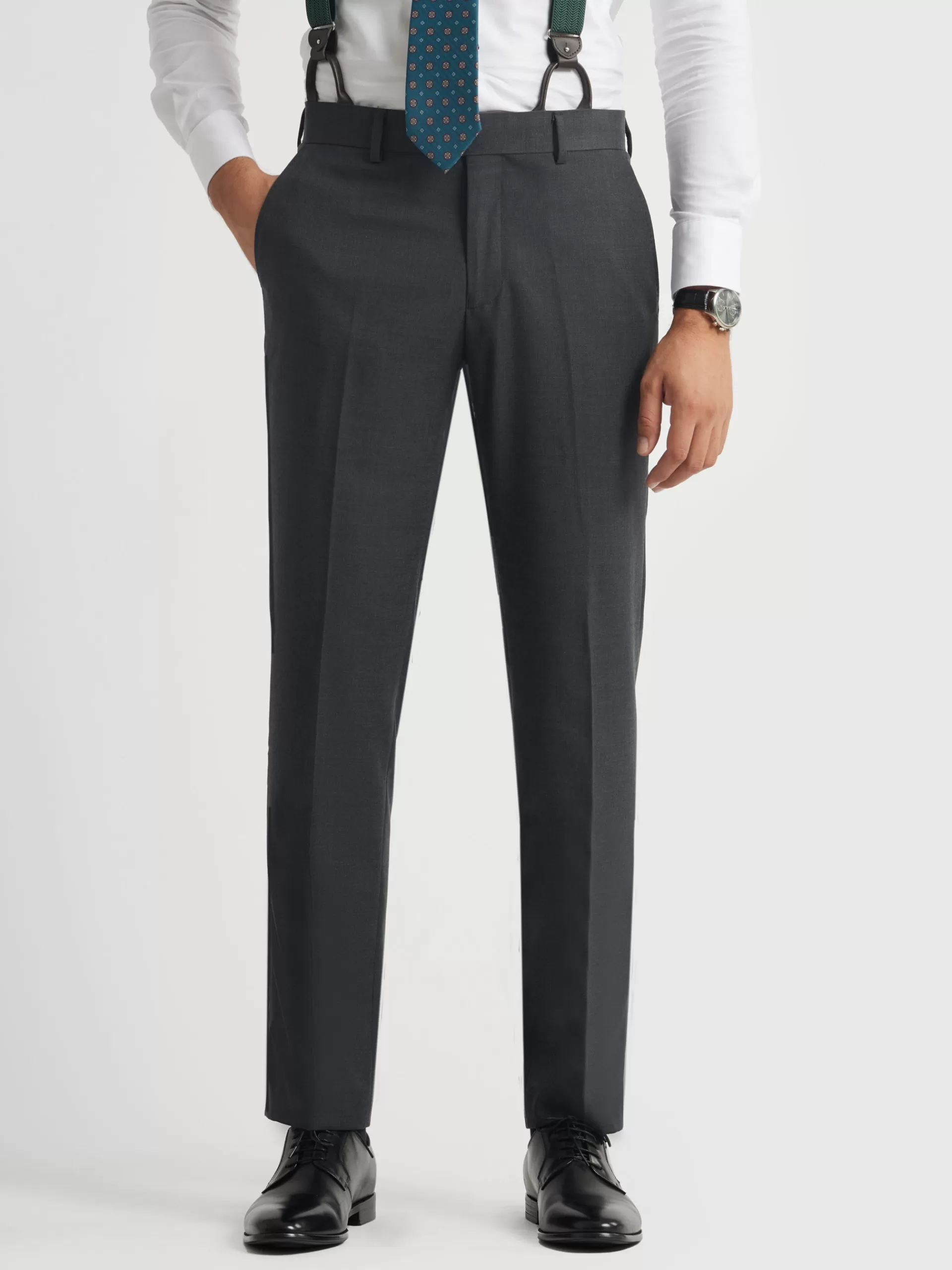 Clearance Alvaro Moreno PANTALON FIL A FIL CRUZADO Gris