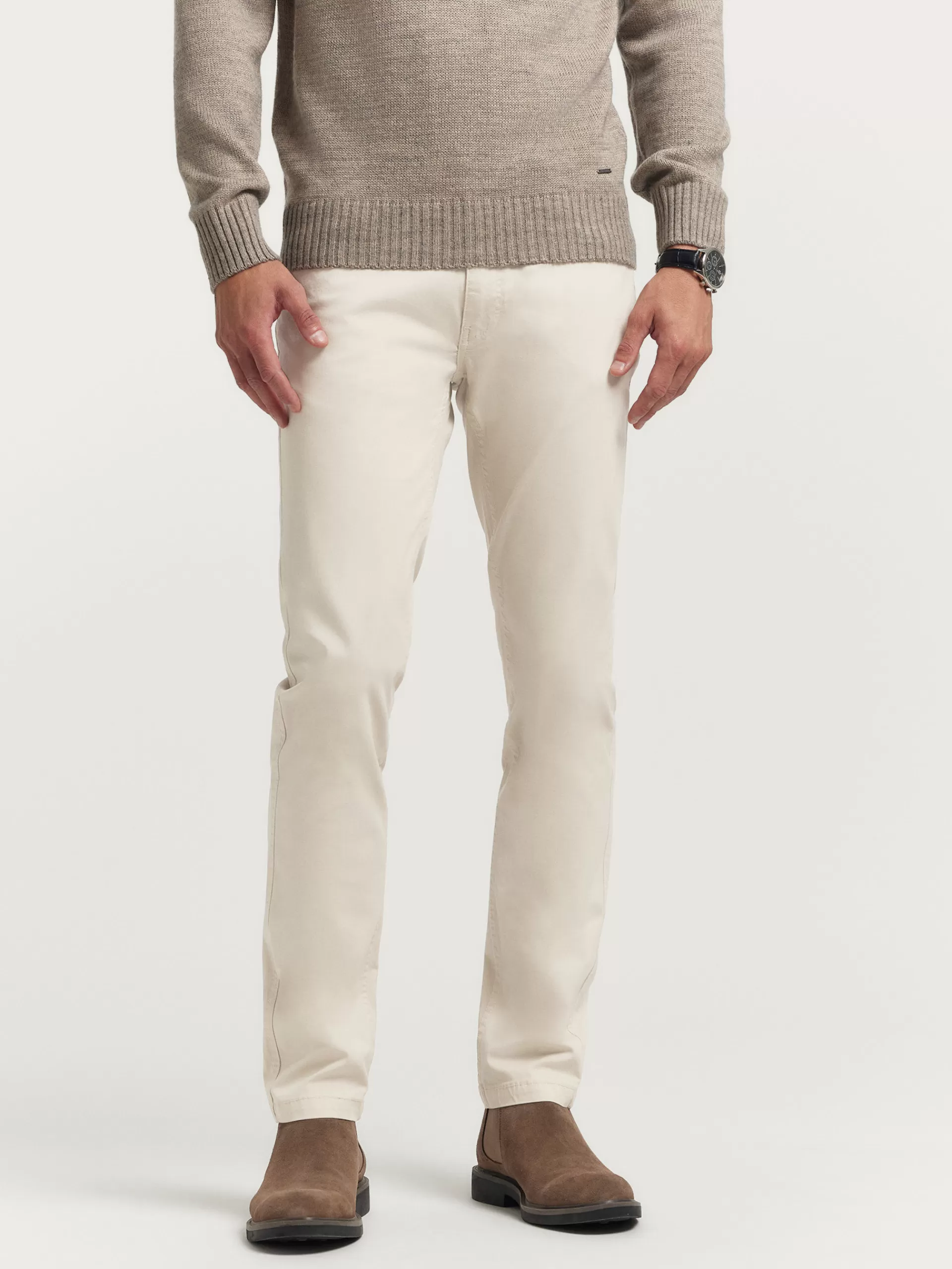 Discount Alvaro Moreno PANTALON MICRO 5PKT Beige