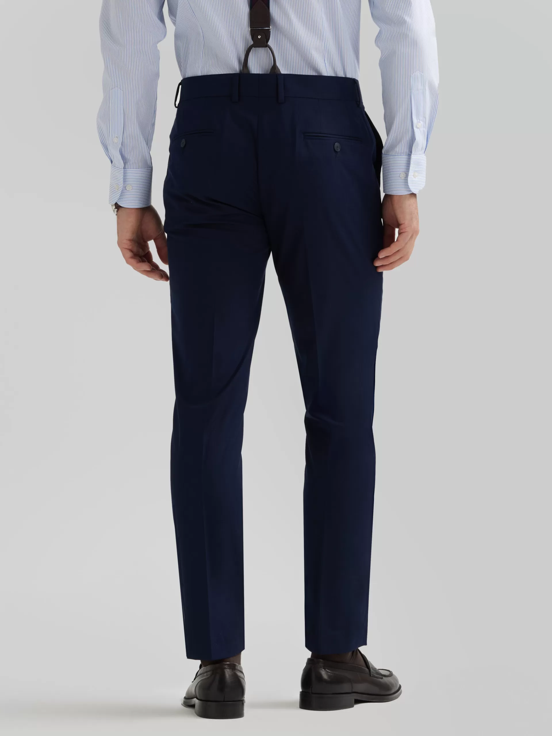 Sale Alvaro Moreno PANTALON PLAIN SLIM Azul Marino