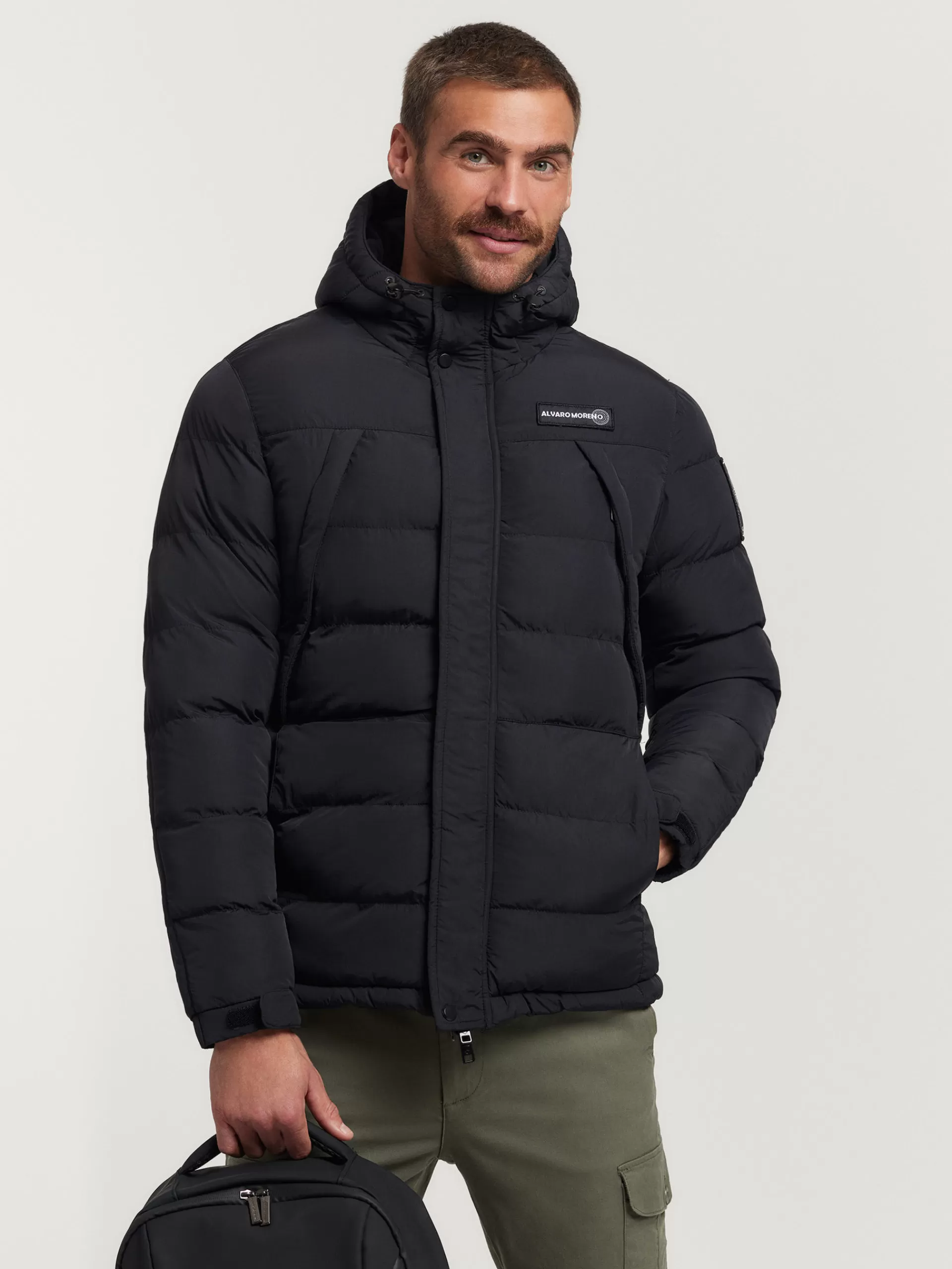 Cheap Alvaro Moreno PARKA KRONOS Negro