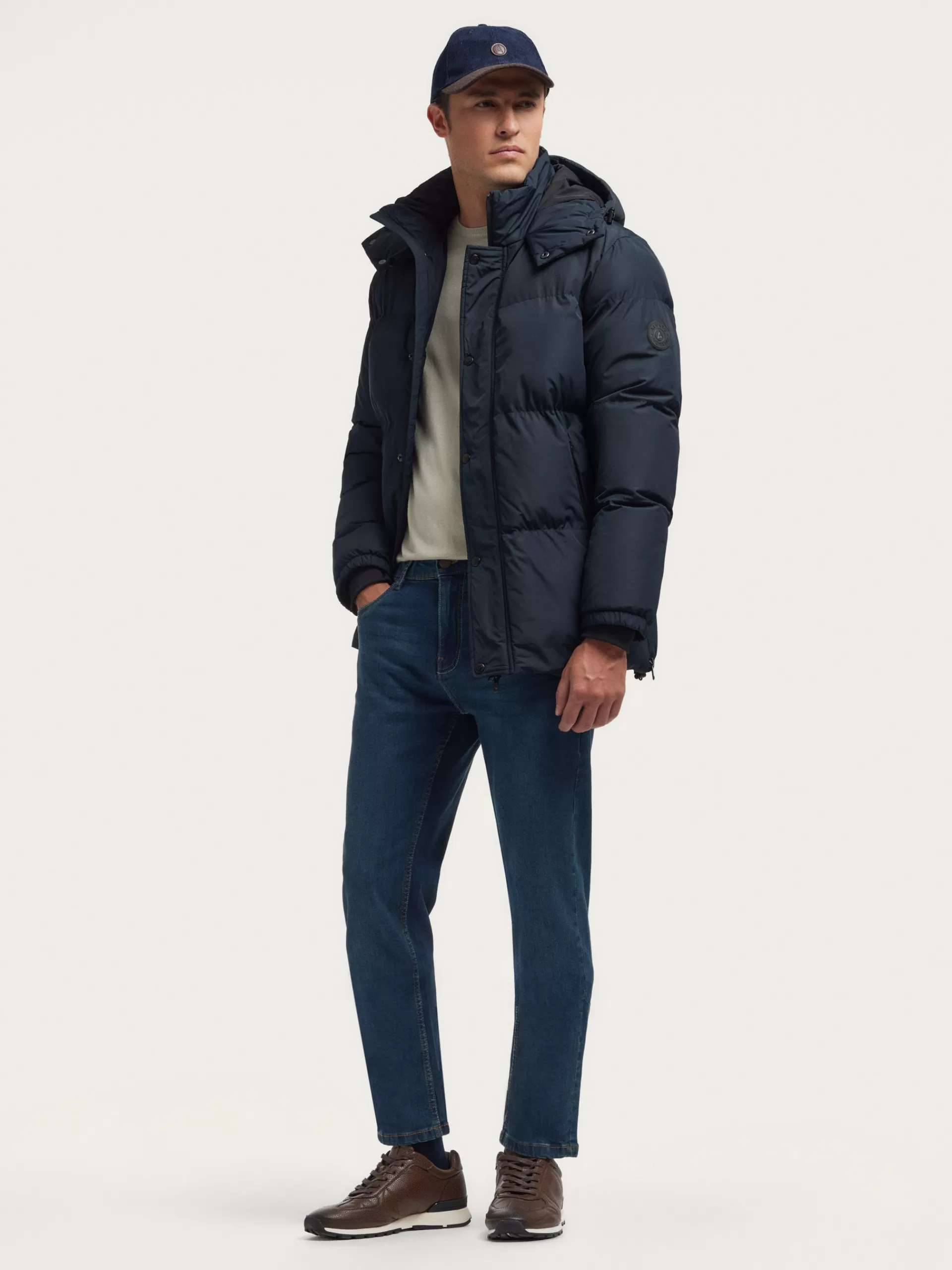 Shop Alvaro Moreno PARKA RUBRICK Azul Marino