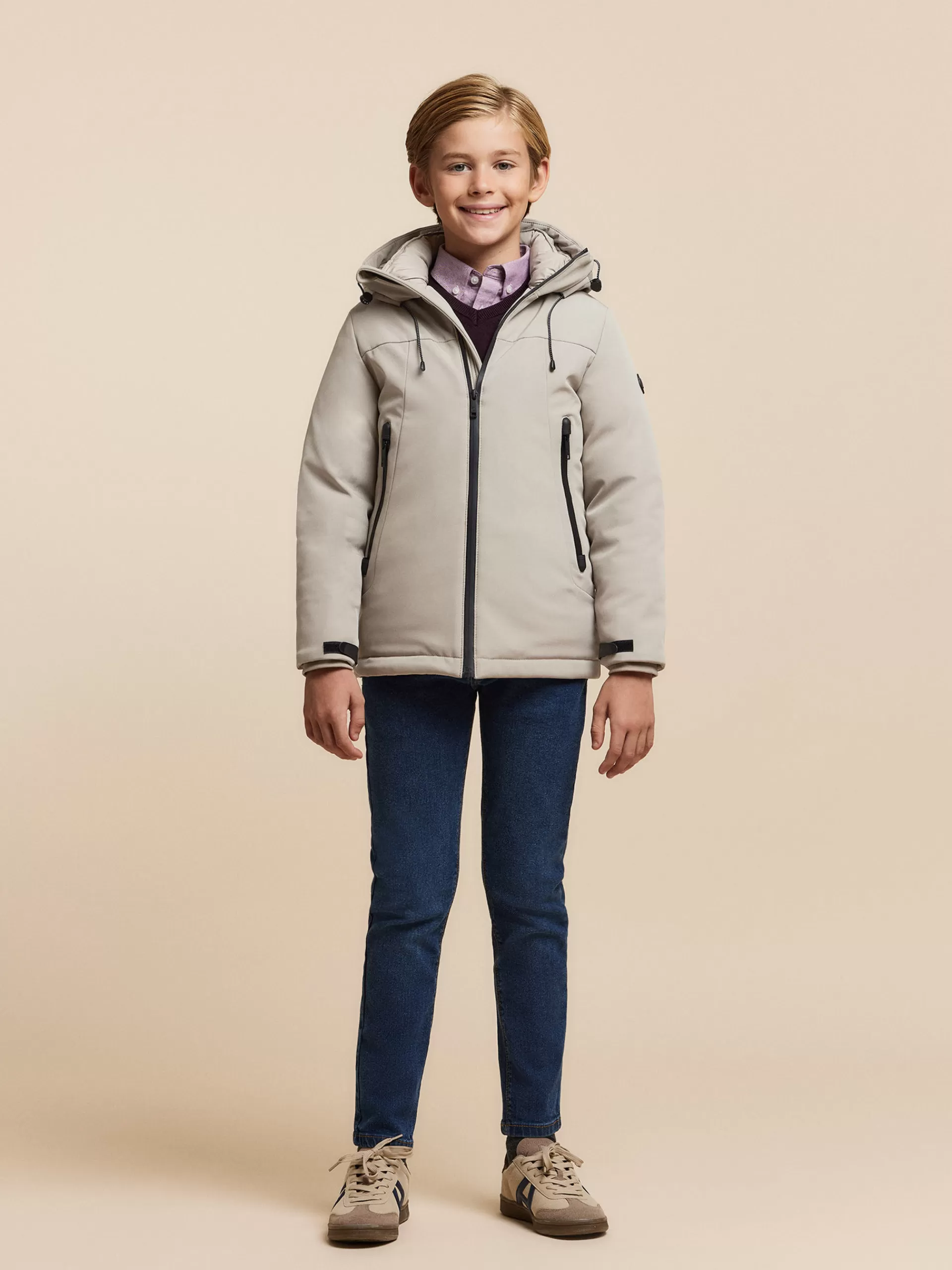 Sale Alvaro Moreno PARKA SKYWALKER KIDS Beige