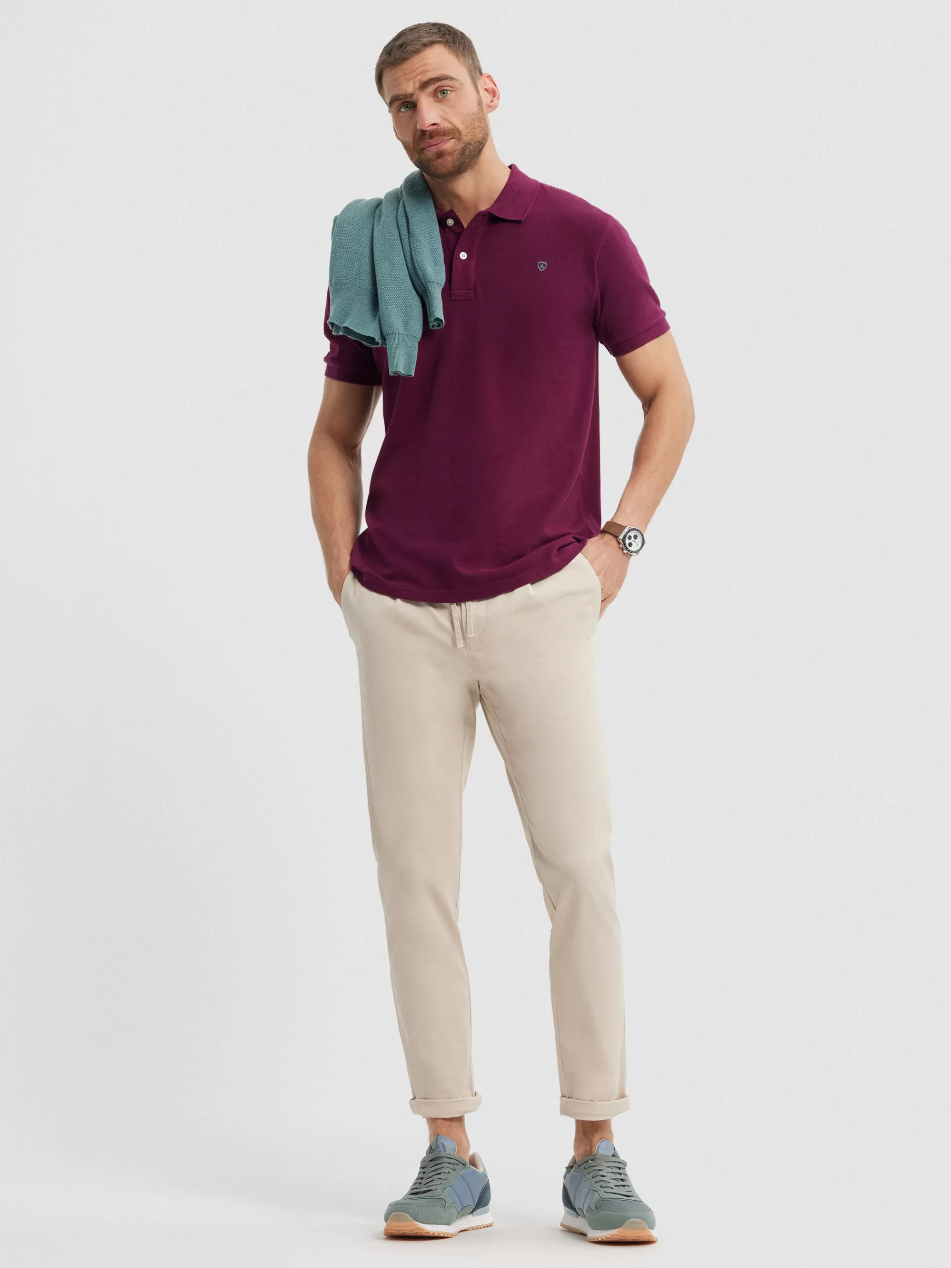 Cheap Alvaro Moreno POLO BASIC Burdeos