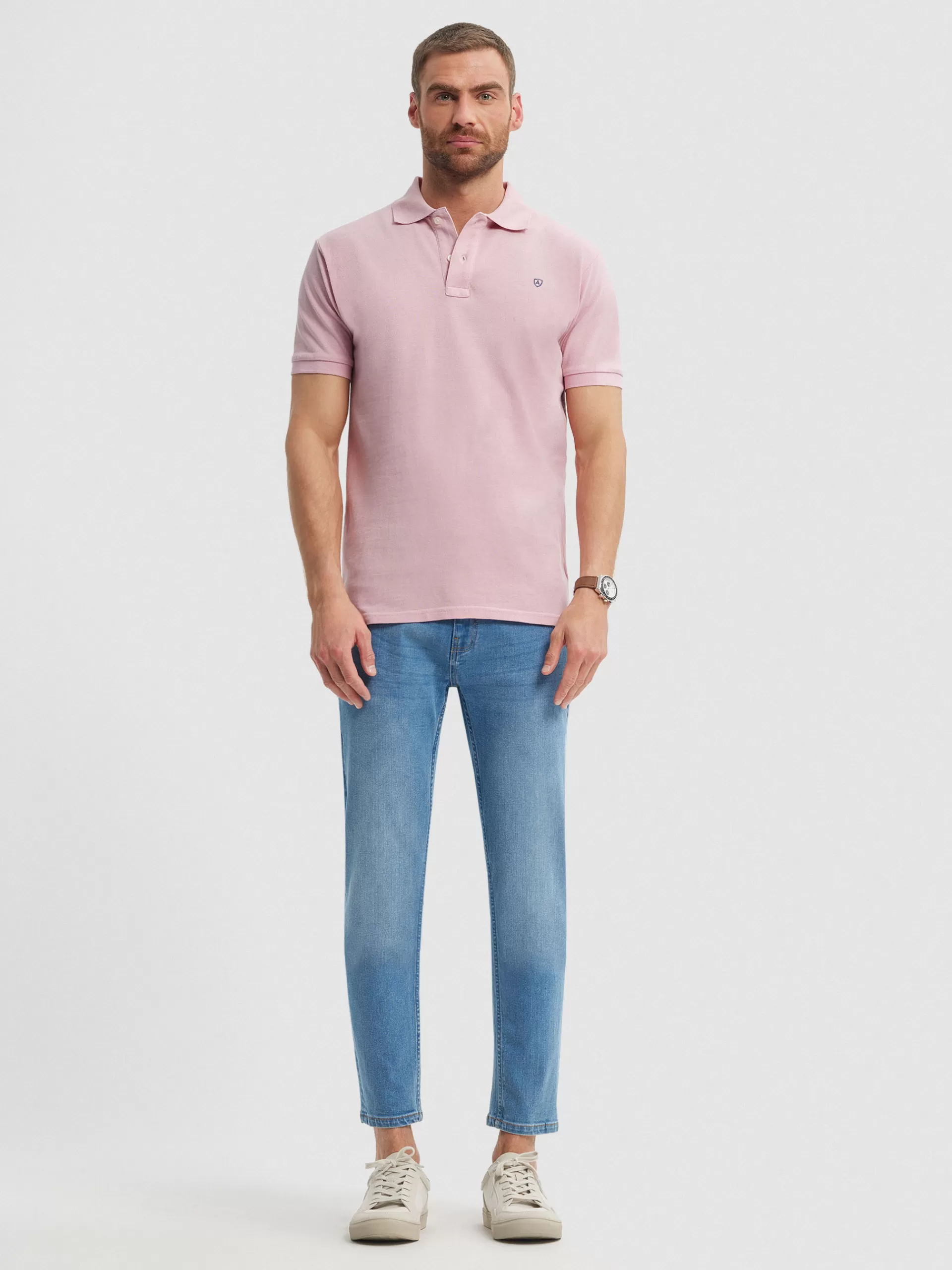 Online Alvaro Moreno POLO BASIC Rosa