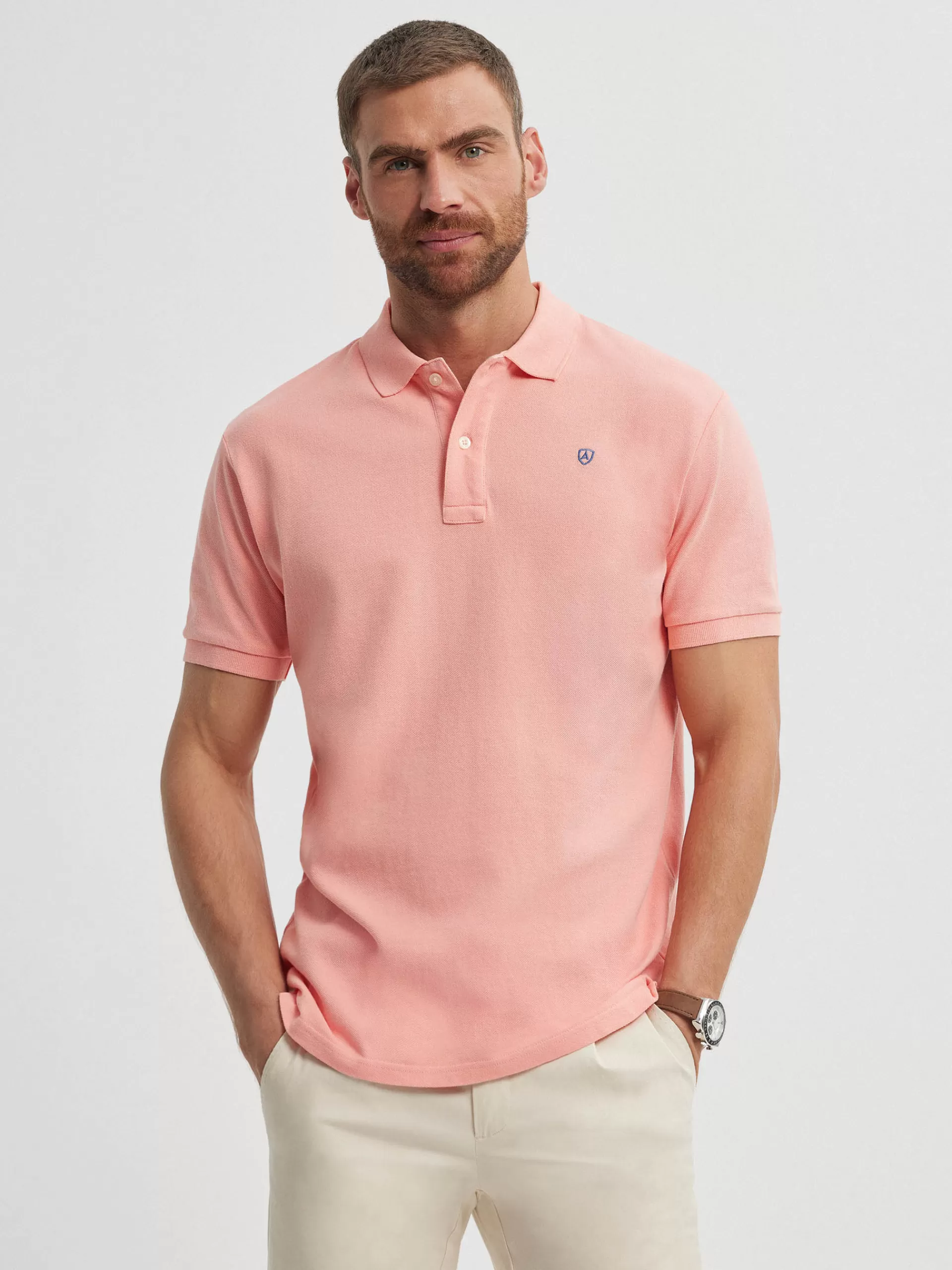 Discount Alvaro Moreno POLO BASIC SALMÓN Salmón