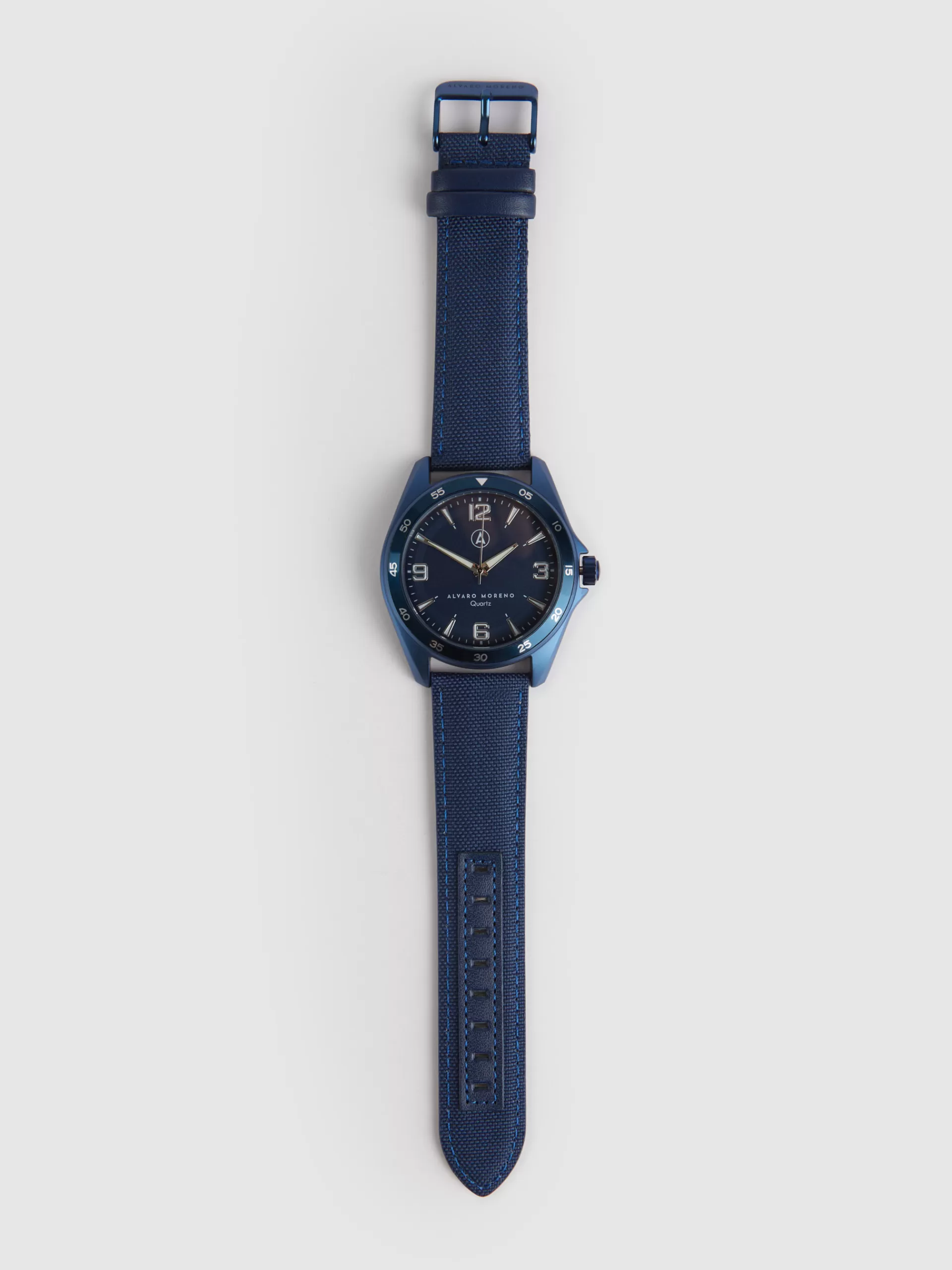 Outlet Alvaro Moreno RELOJ CANVAS QUARTZ Azul