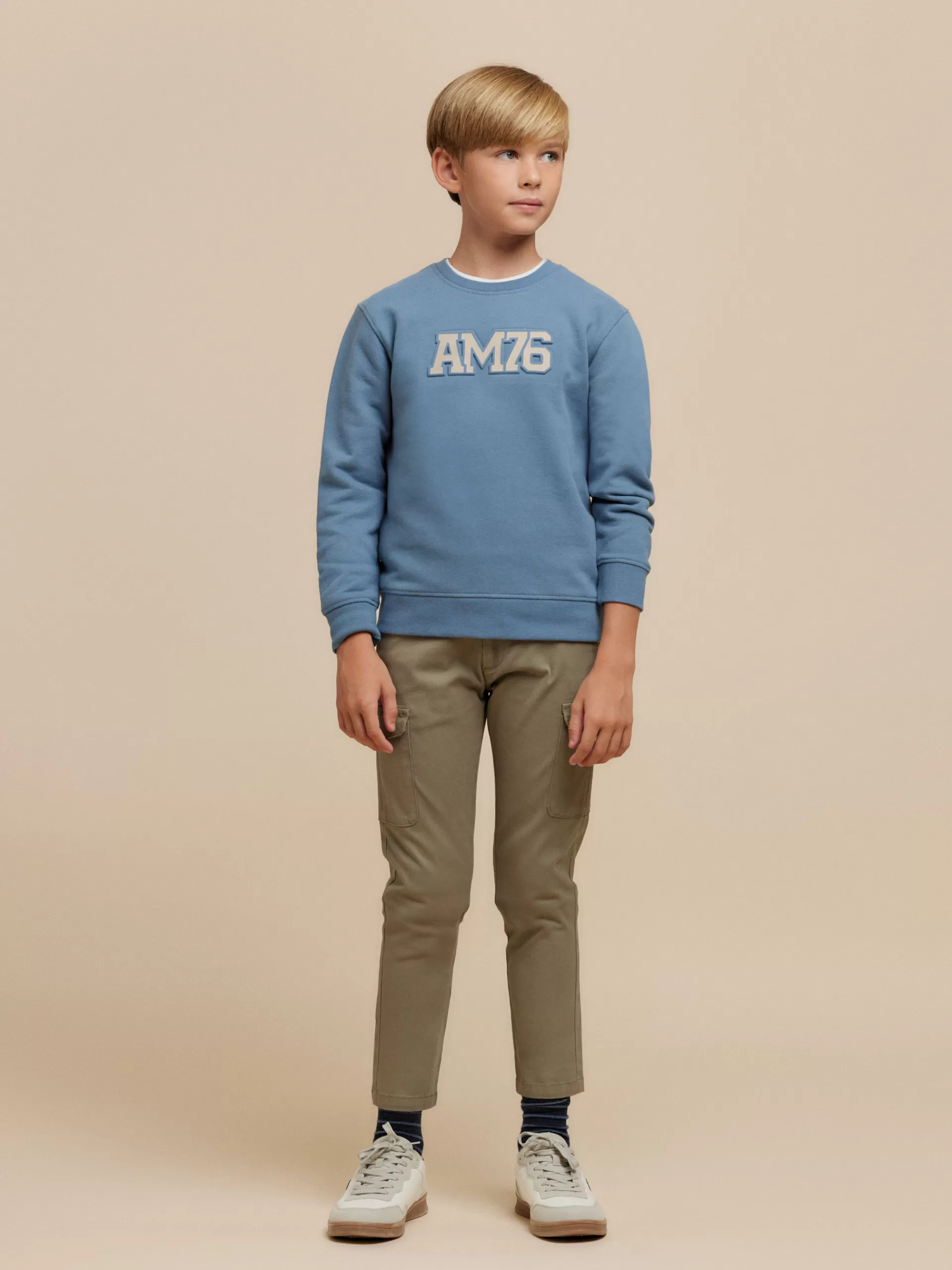 Shop Alvaro Moreno SUDADERA OFFICIAL KIDS Azul